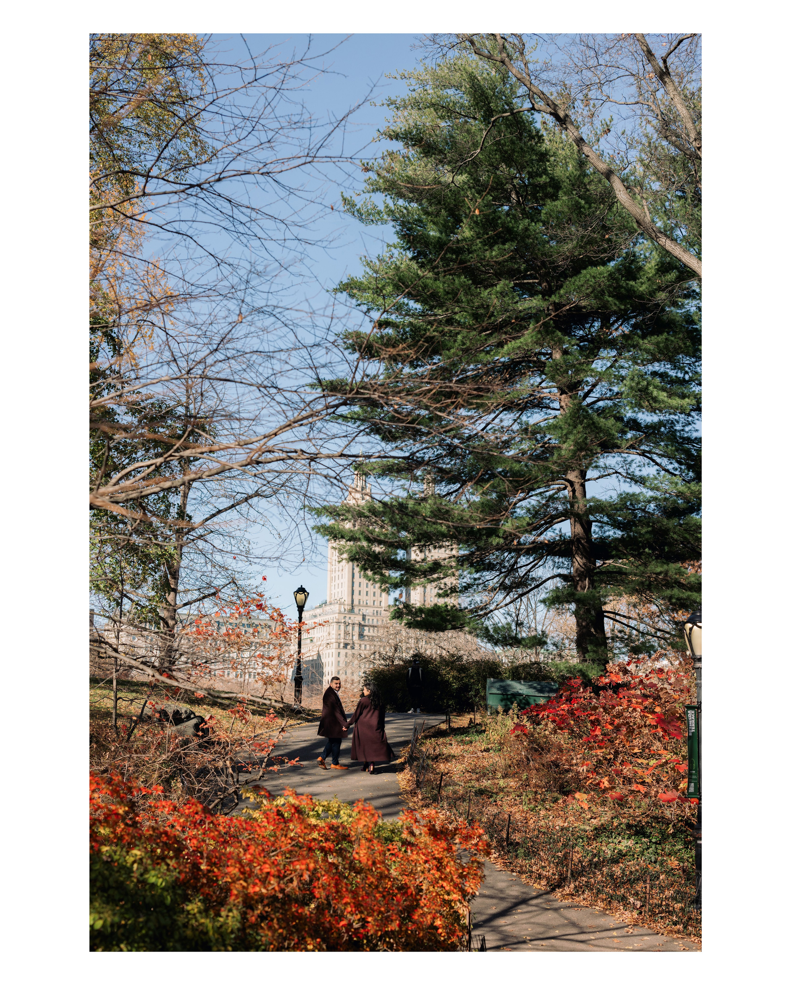 Marina and Mina in Central Park | NYC Engagement Photography