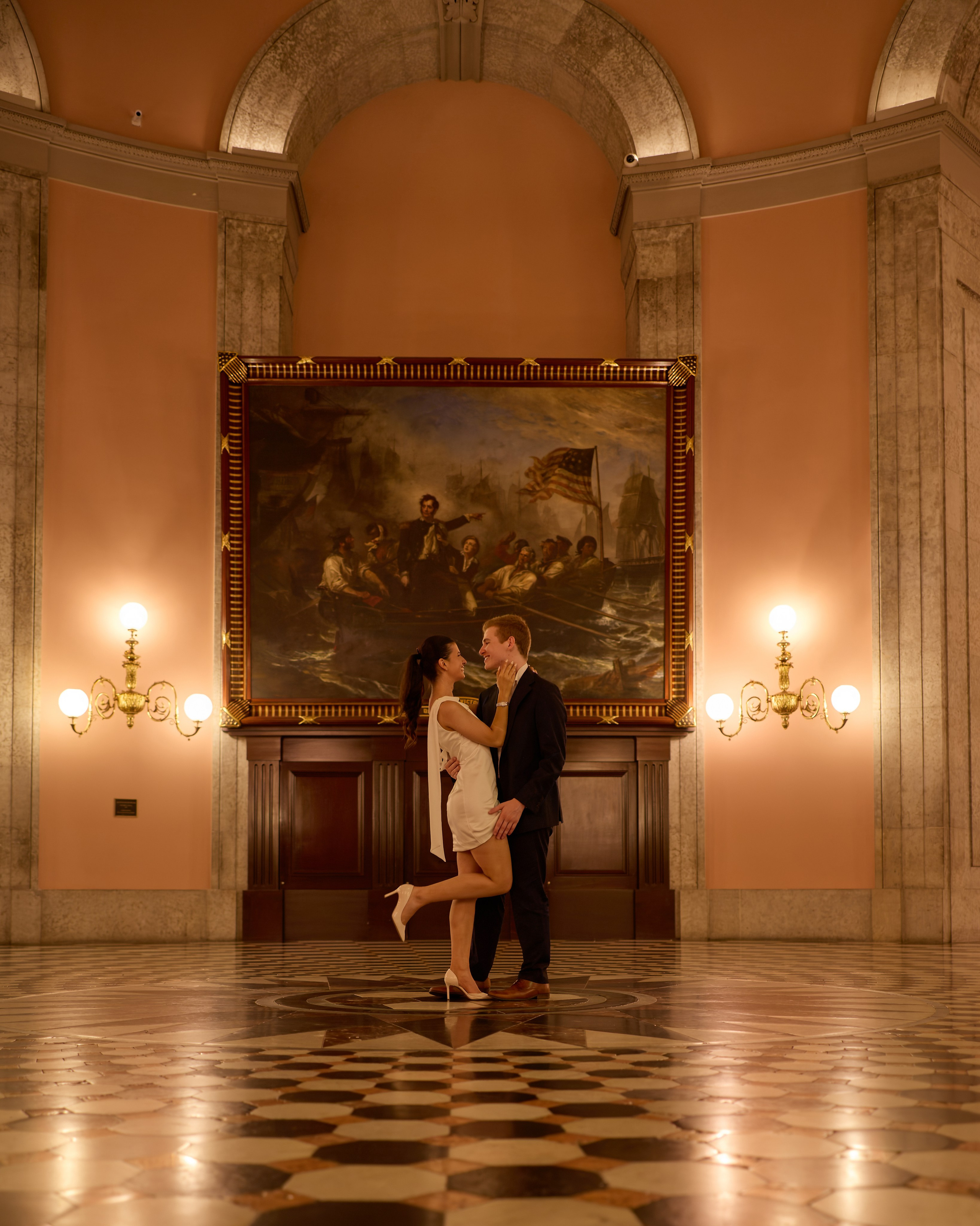Ohio Statehouse in Columbus — Romantic Proposal Location Near Columbus (1). Kovyphoto
