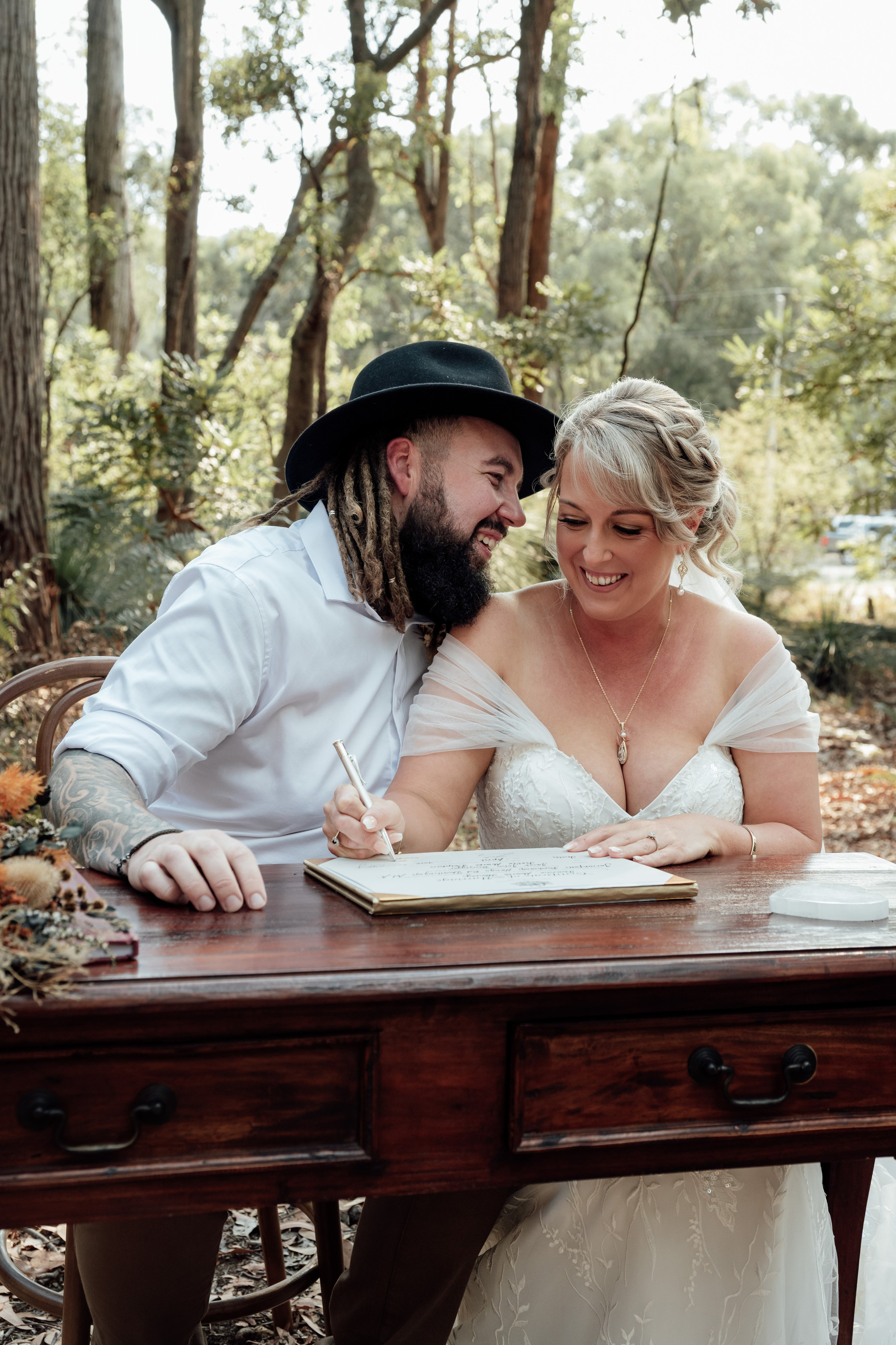 Jarrahfall Bush Camp Wedding Photography — Real Wedding. Wedding Photographer & Videographer in Perth Australia