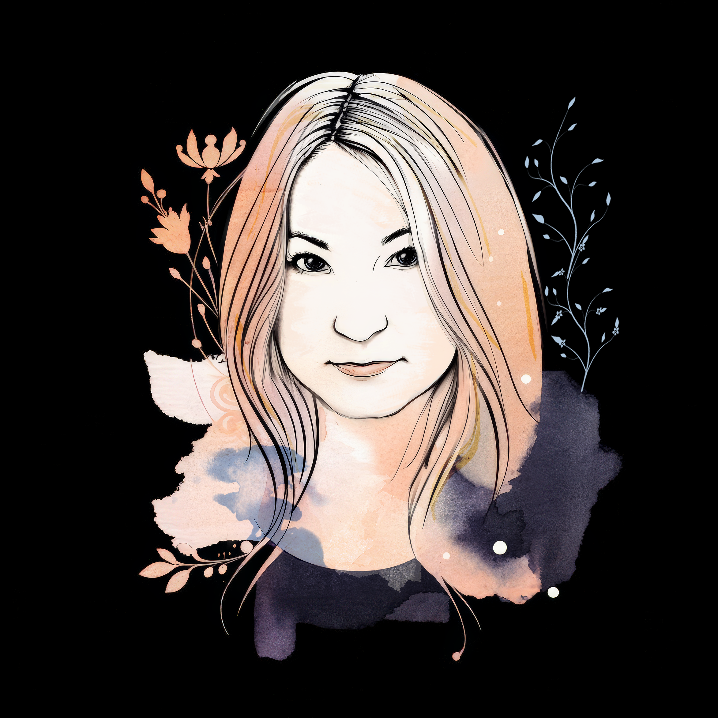 Progress of Lolly Shine. Lolly Shine. Contemporary digital artist