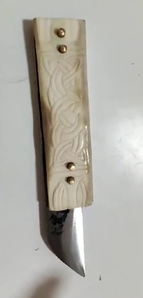 Двухсторонний нож. מועדון השחזור ההיסטורי “נורטמן”