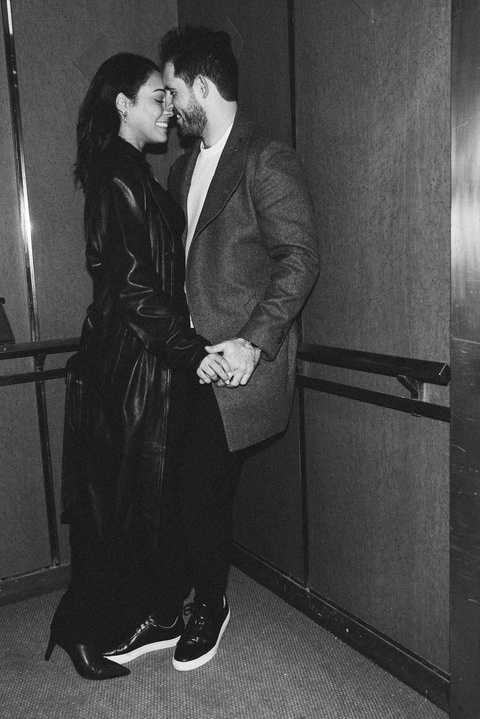 Intimate wedding portrait in Montreal