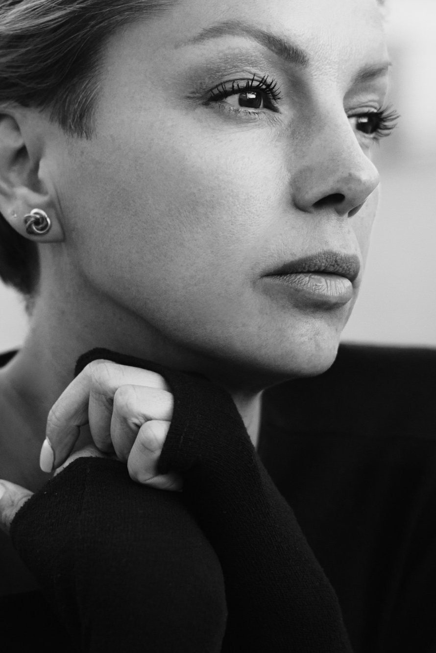 Personal psychological portrait of a woman in natural light