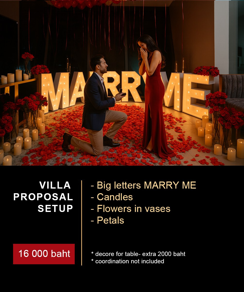 Packages. Romantic proposal on Koh Samui, Thailand