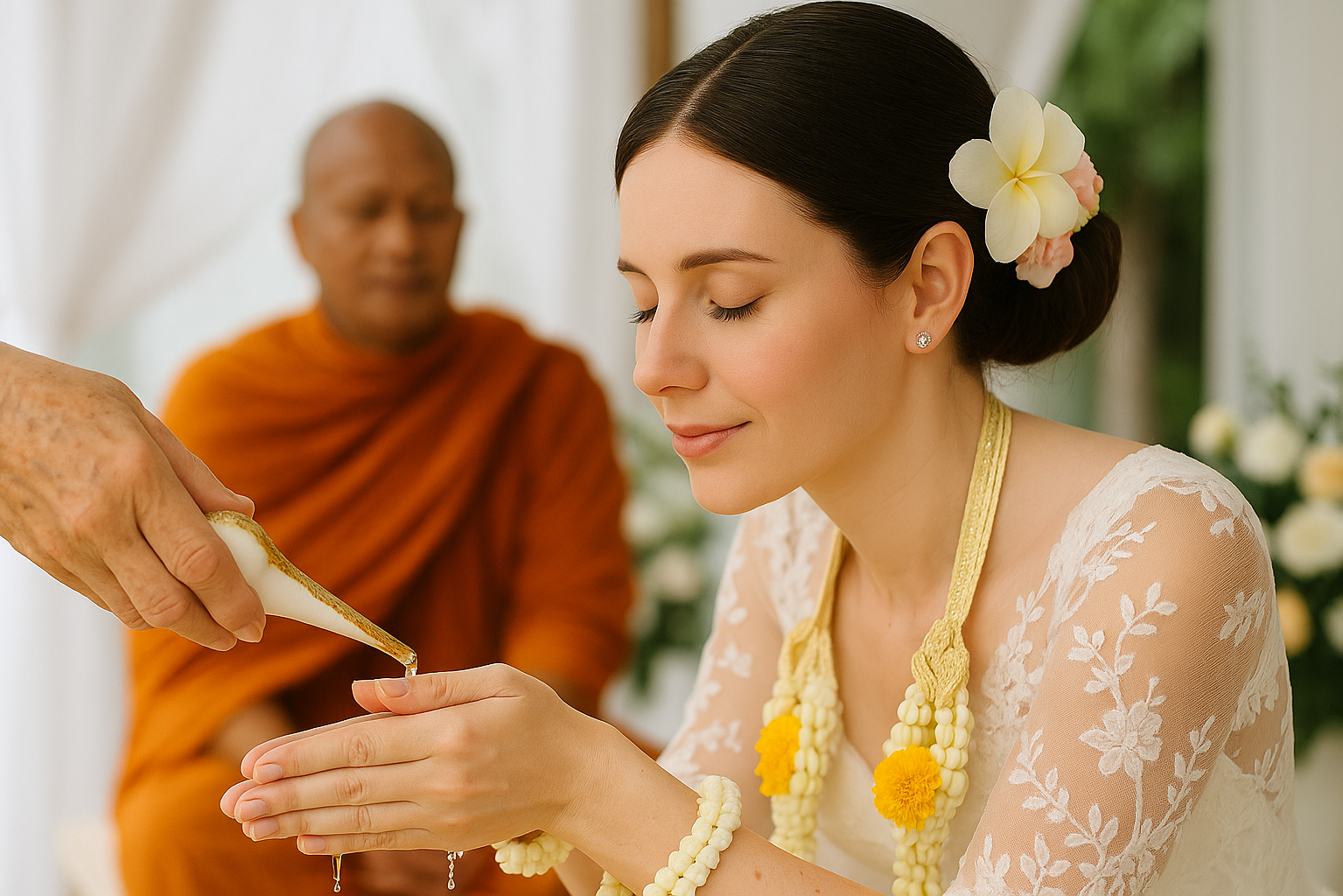 Extra services. Буддийская свадебная церемония на Самуи, Таиланд