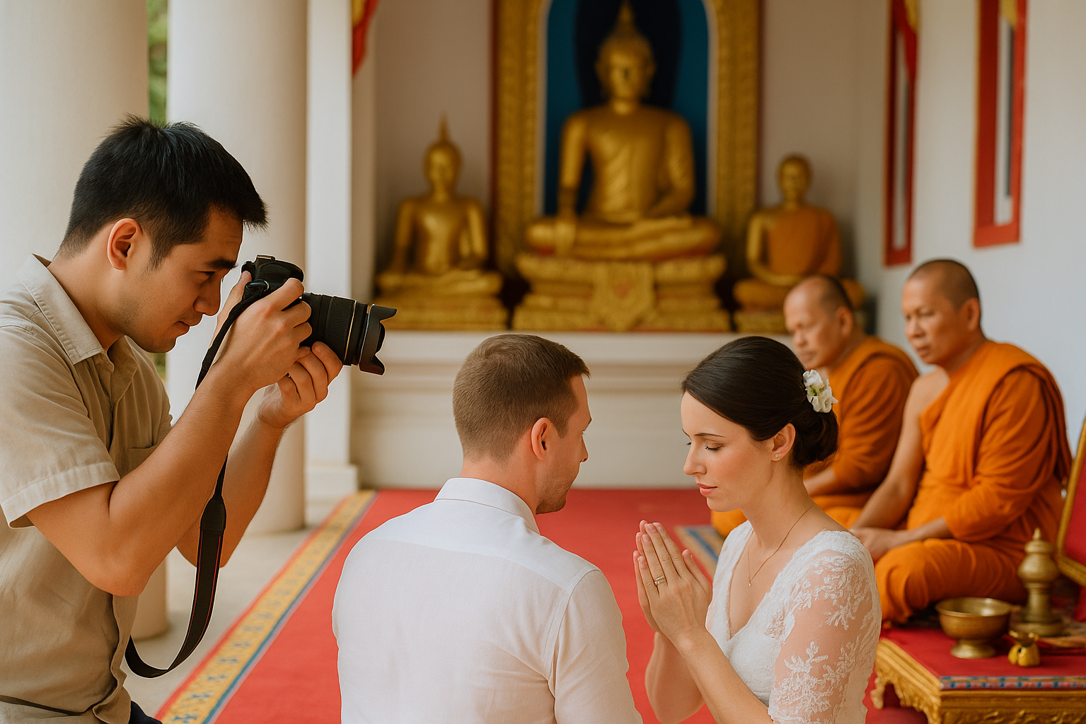 Extra services. Буддийская свадебная церемония на Самуи, Таиланд