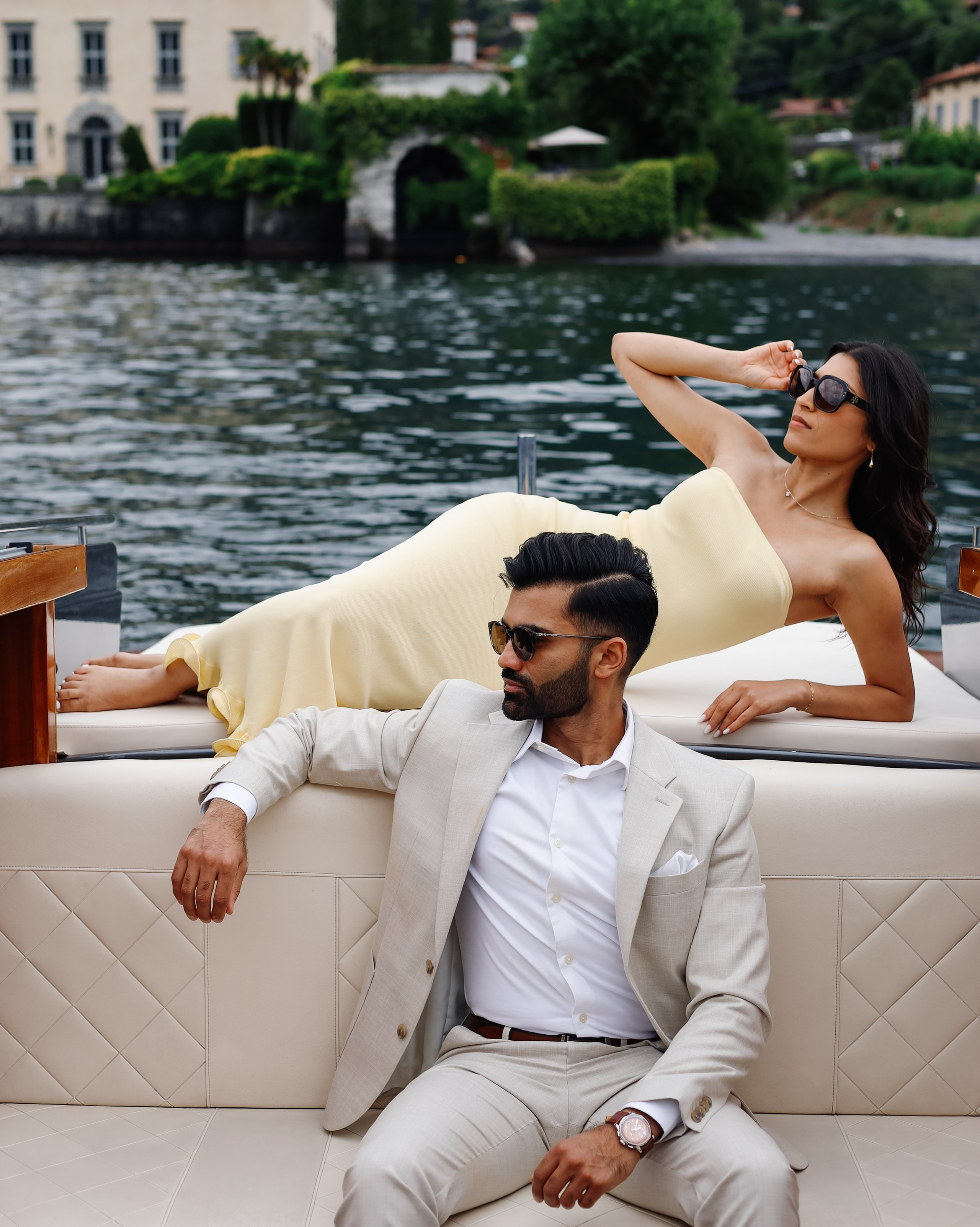 Lake Como Boat Proposal Photographer | Private Boat Proposal Ideas