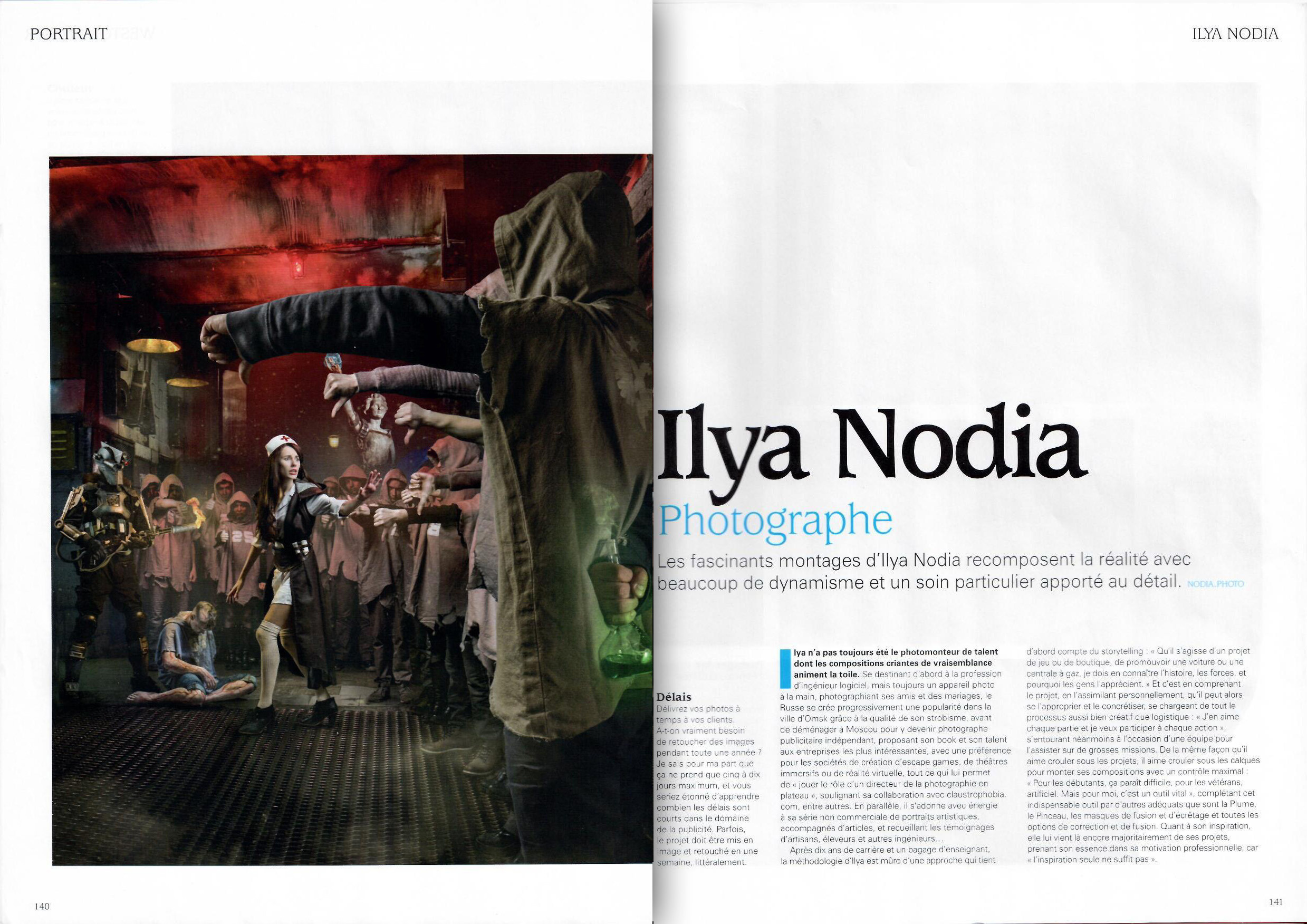 Press: Creative Photoshop — Secrets D’Artistes AUG 15H 2022. Ilya Nodia — Cinematic Stories, Directing, Advertising