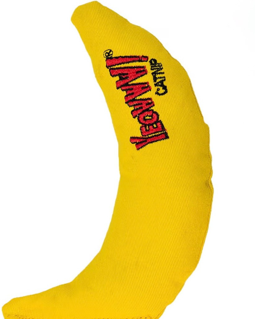 catnip banana toy durable catnip toy for aggressive chewers