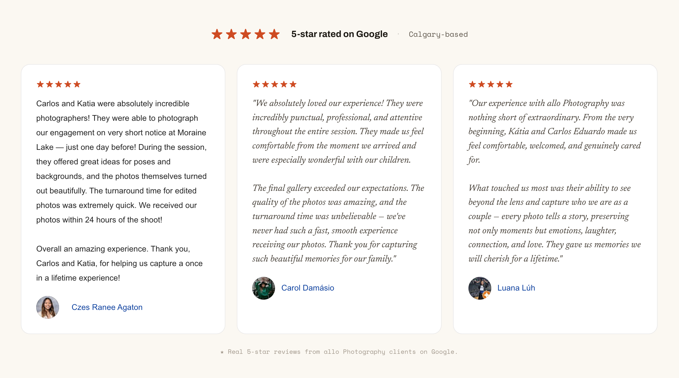 Photographer Best reviews in Calgary, Canada 