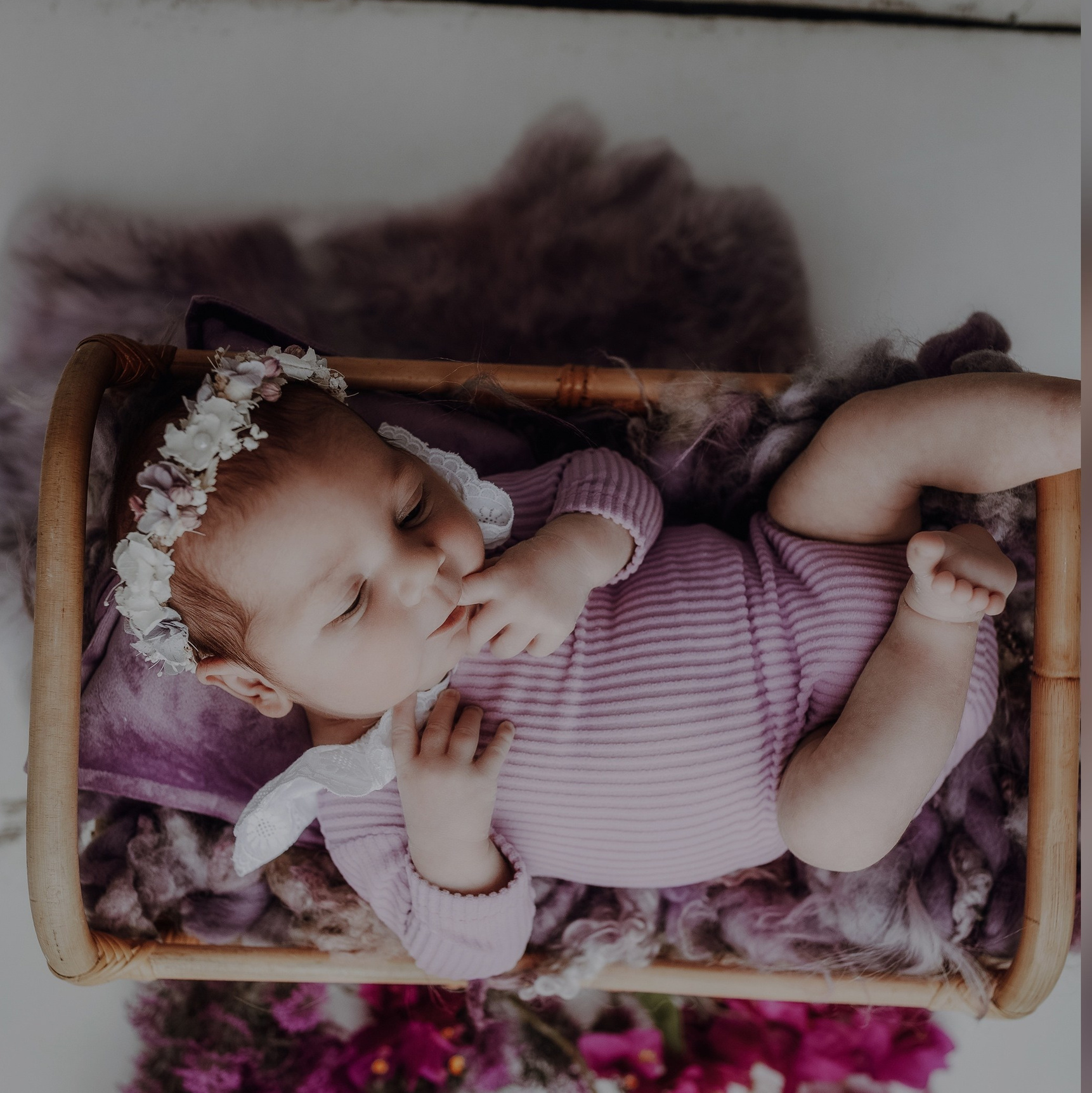 Newborn. Emotions Photo Art