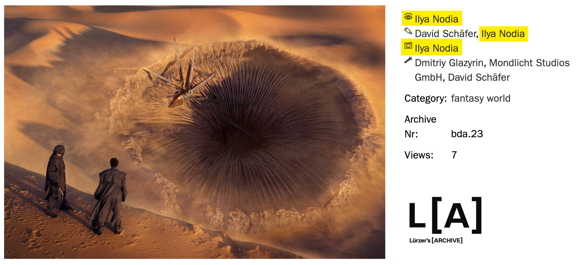 Press: 200 Best Digital Artists 2022/23. Ilya Nodia — Cinematic Stories, Directing, Advertising