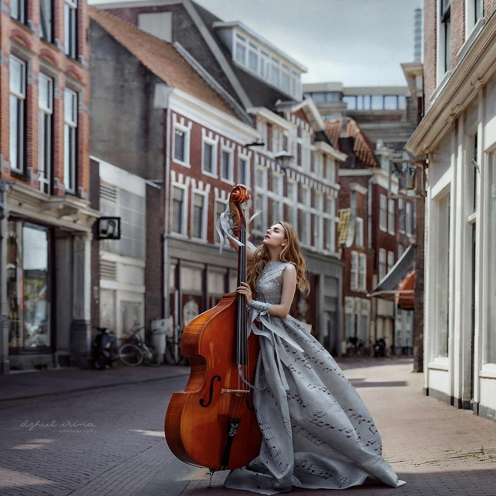 MUSIC TELEPORTATION. Art photographer in Amsterdam, the Netherlands Irina Dzhul