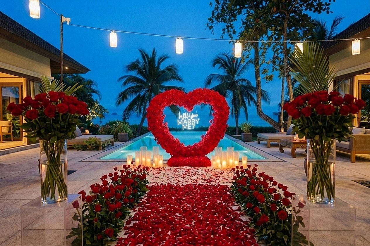 Villa Packages. Romantic proposal on Koh Samui, Thailand