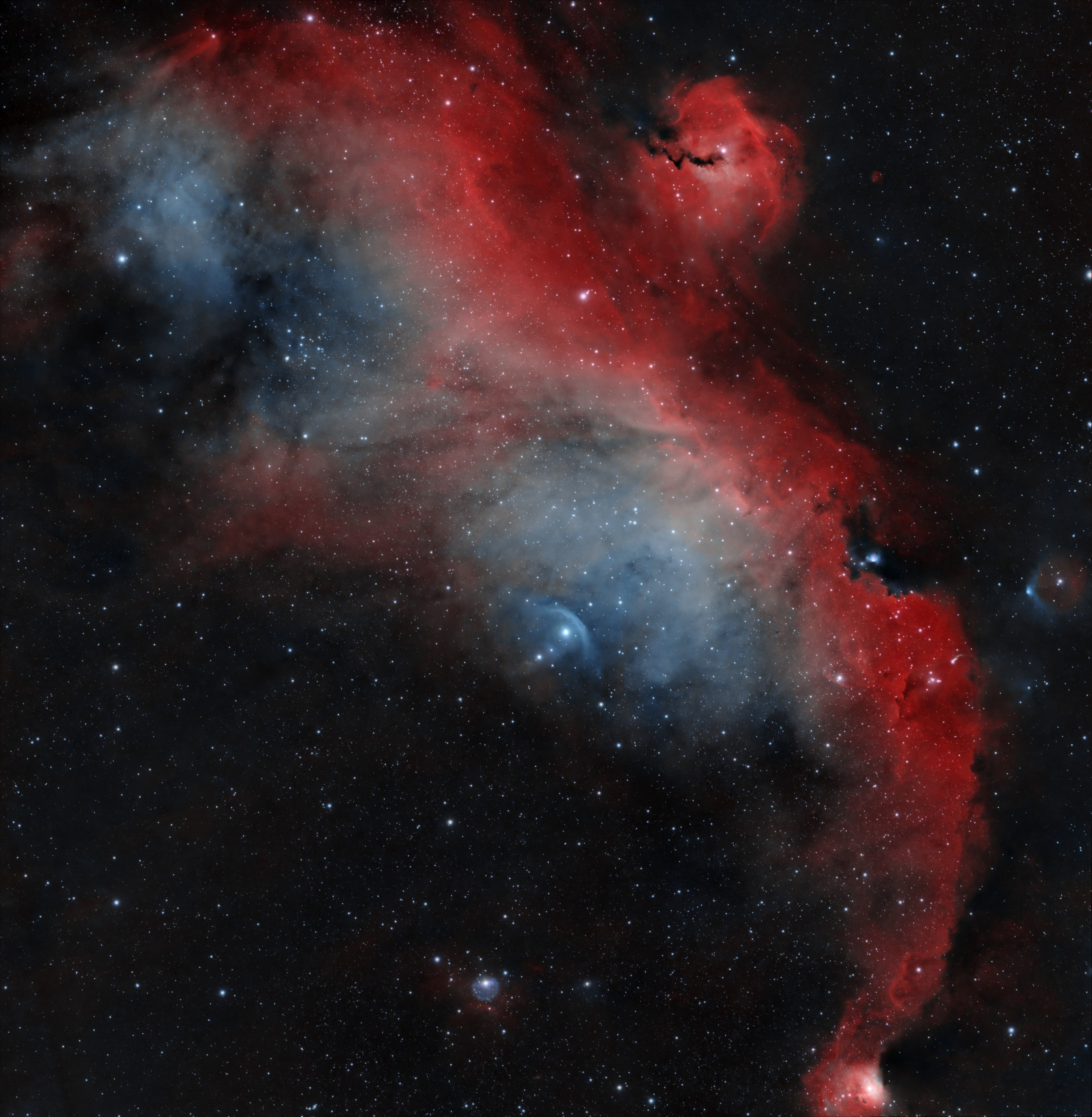 Qağayı dumanlığı. Həvəskar Astronomlar Cəmiyyəti — Astronomy.az