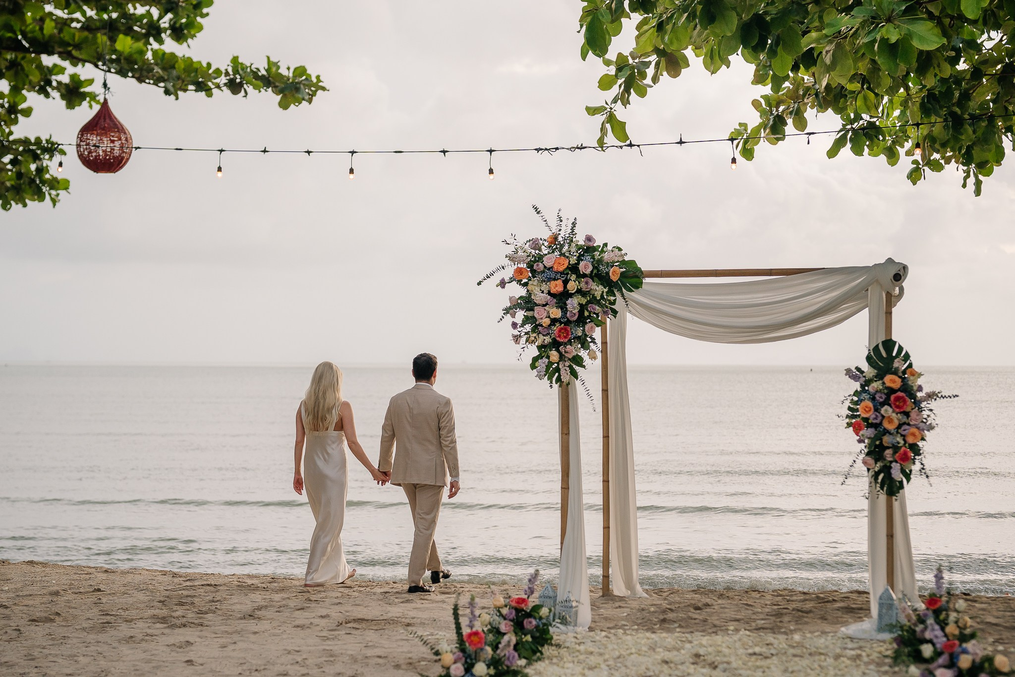 Western ceremony. Wedding on Koh Samui, Thailand