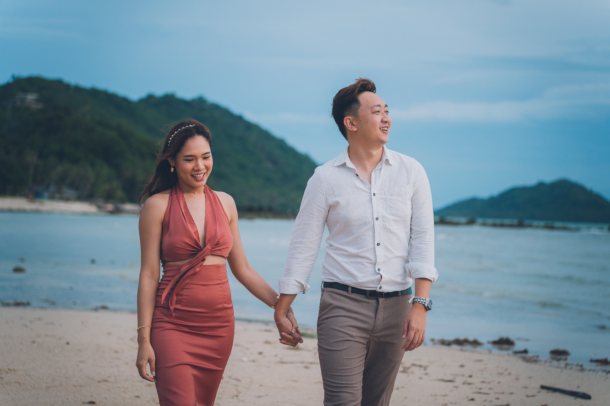 Romantic proposal on Koh Samui, Thailand