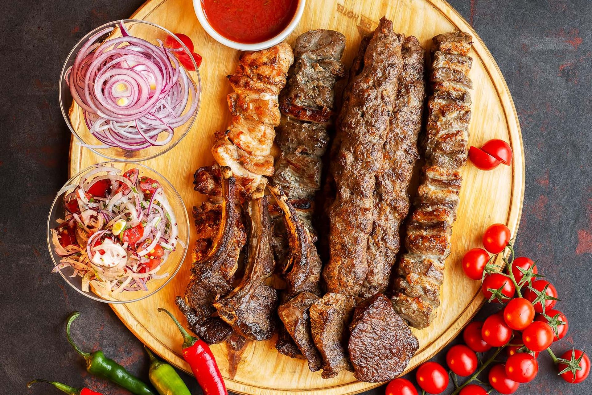 Sefim&nbsp;— Меню