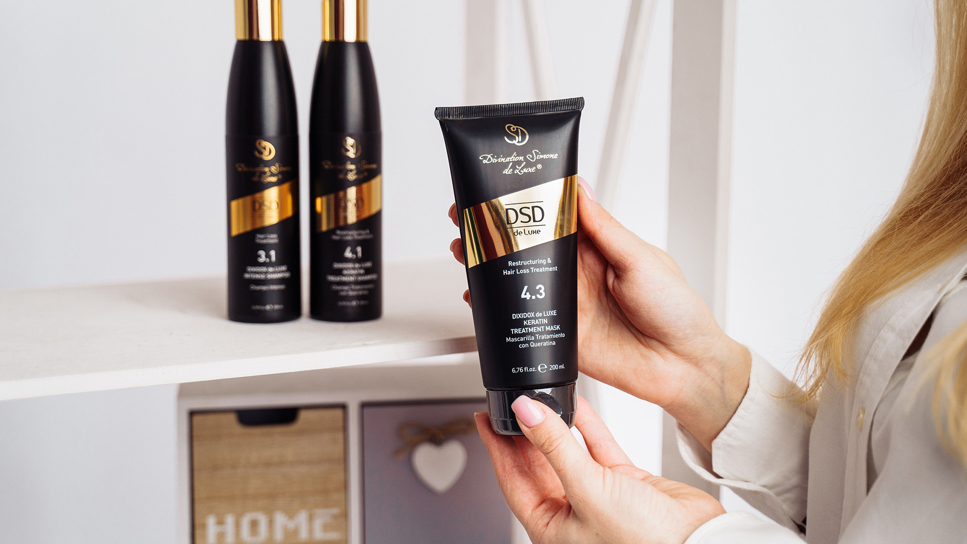 Beauty store. Website content