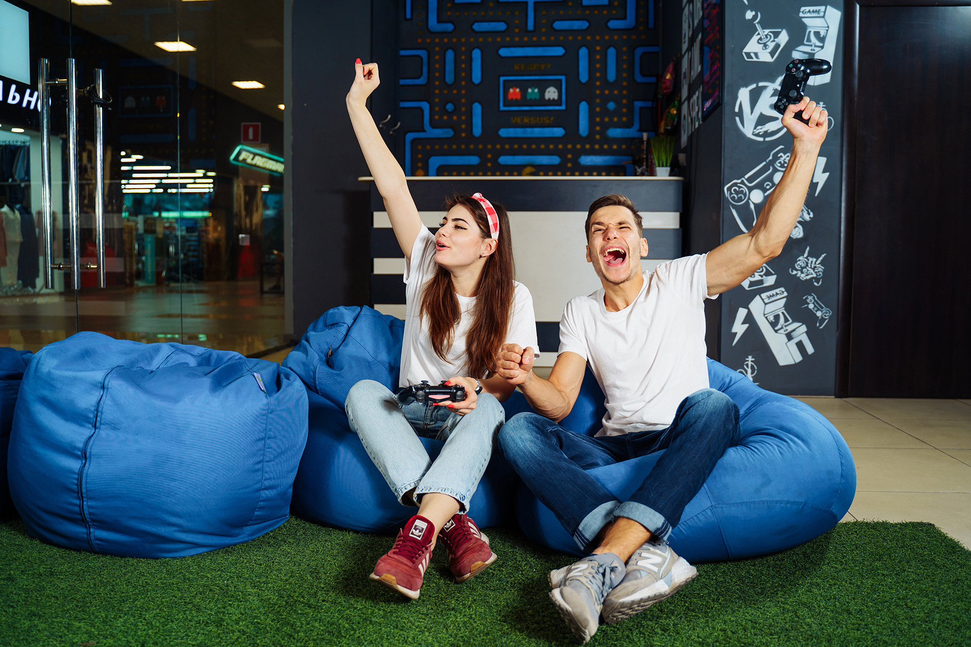 Gaming club. Website content