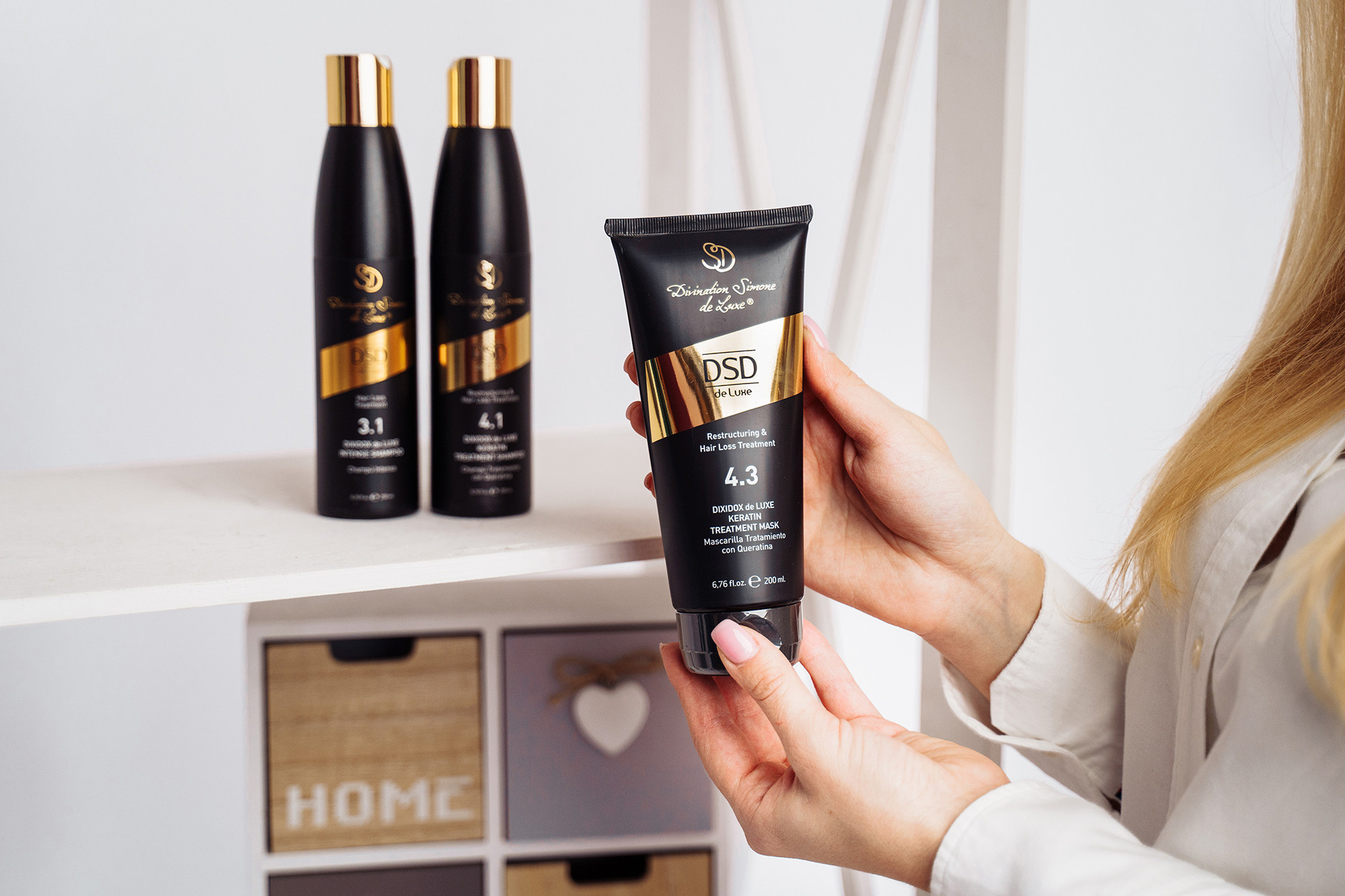 Beauty store. Website content