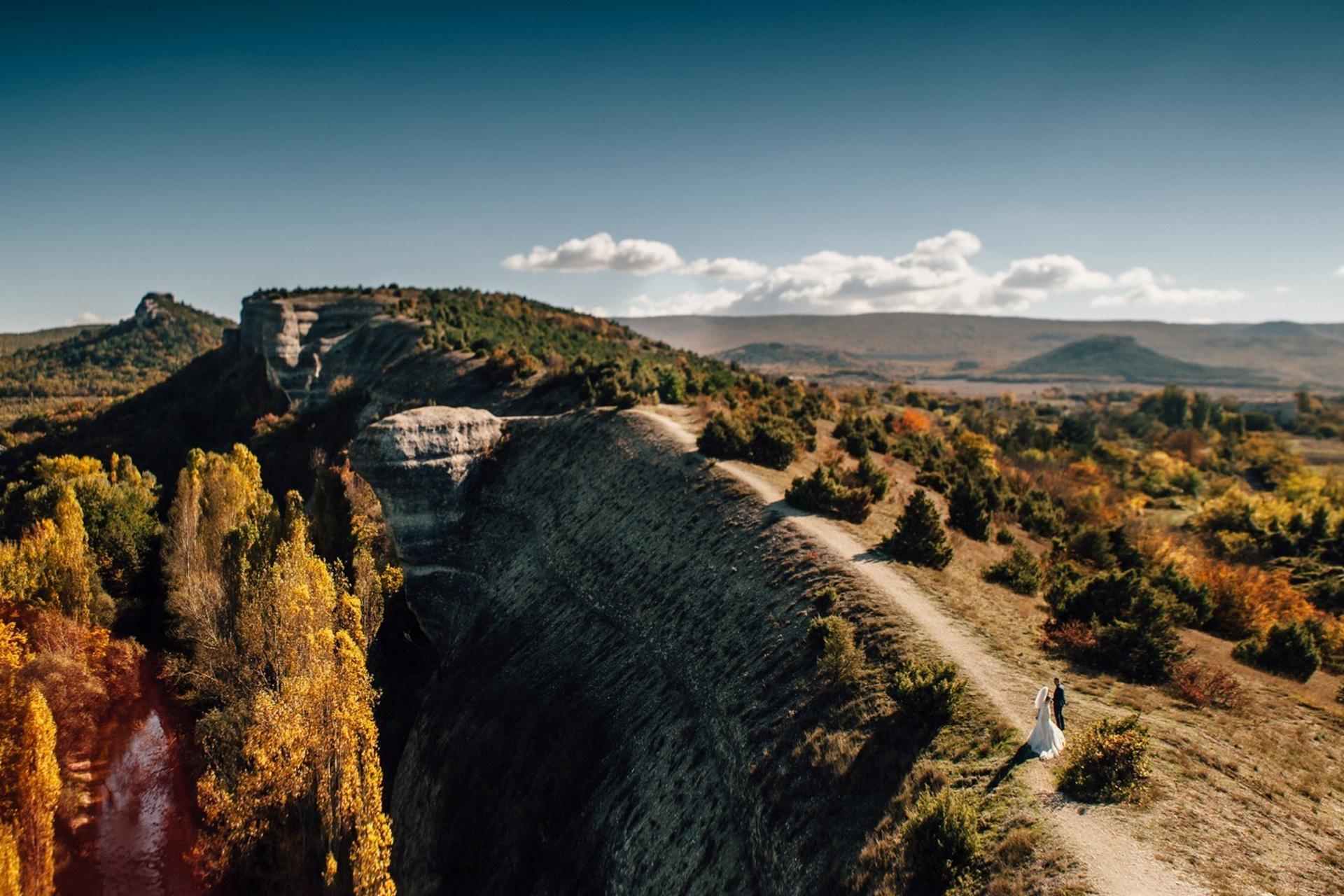 Armand and Yana. Crimean walk.