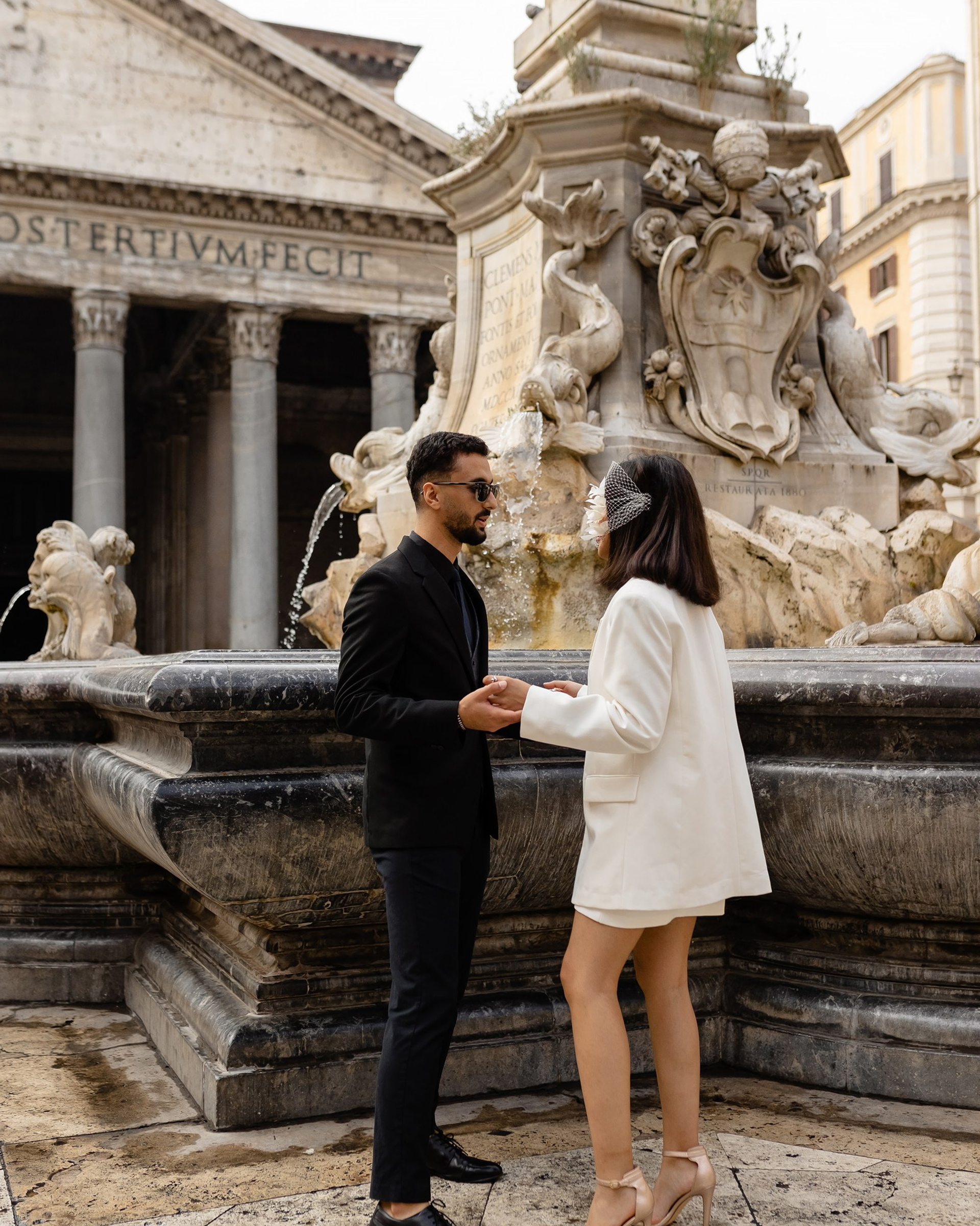 Vestuvės dviems Romoje