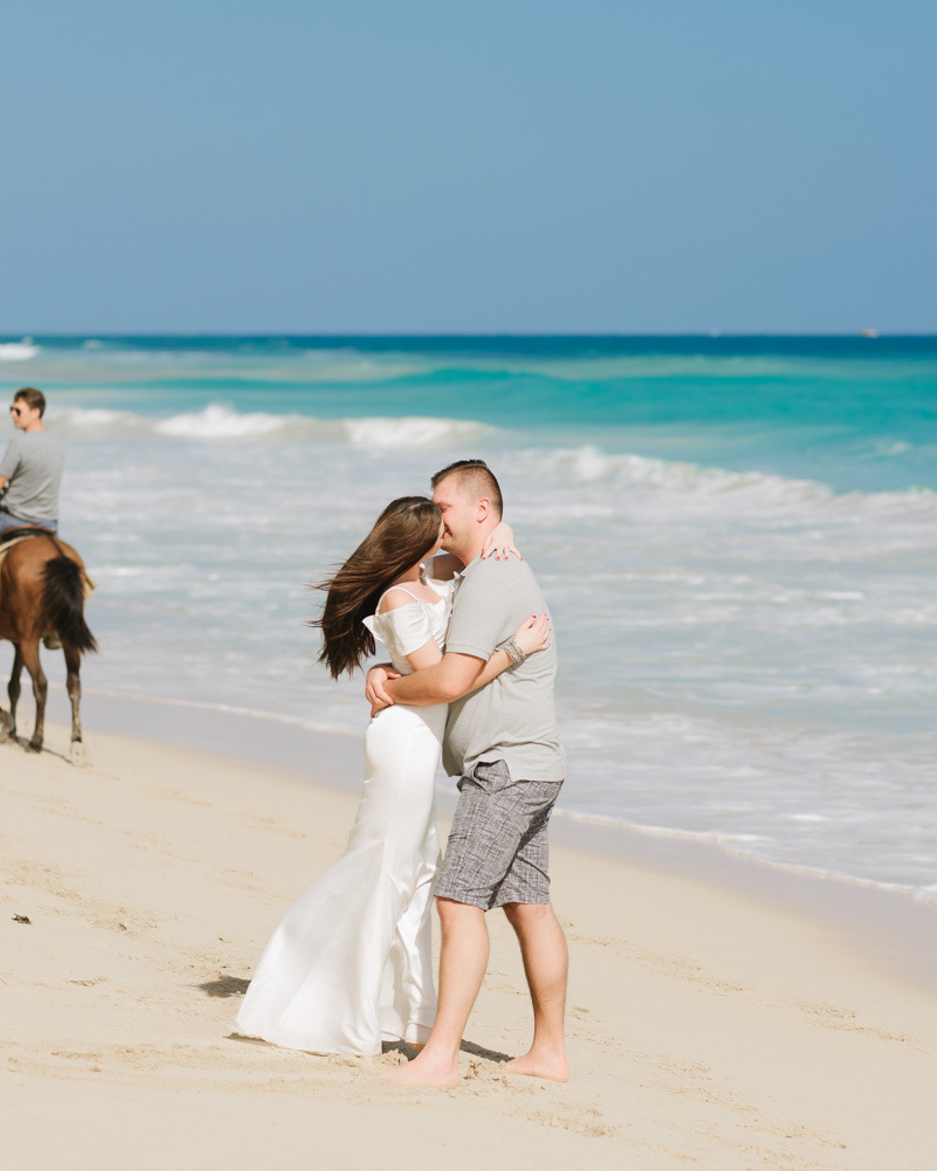 Photo shoot on the Macao beach