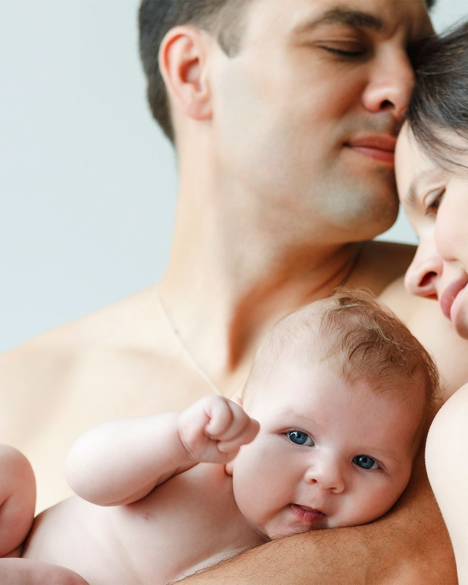 Lena, Sergey and the baby girl