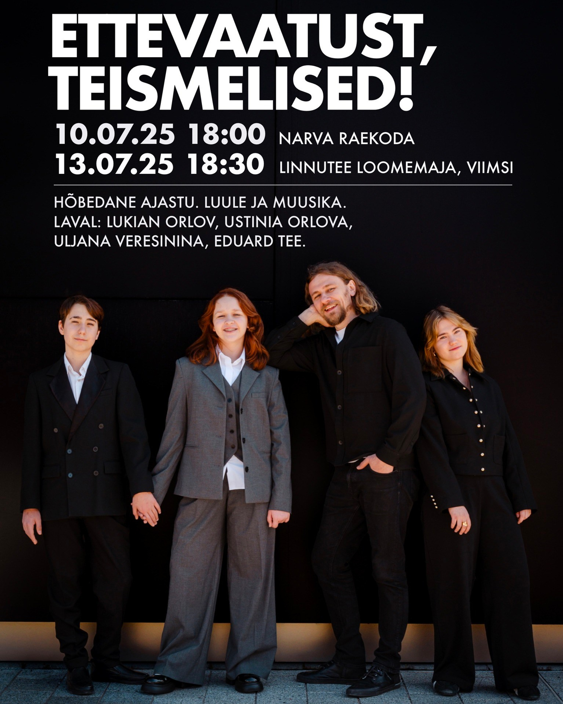 „Ettevaatust, teismelised!“ plakati loomine