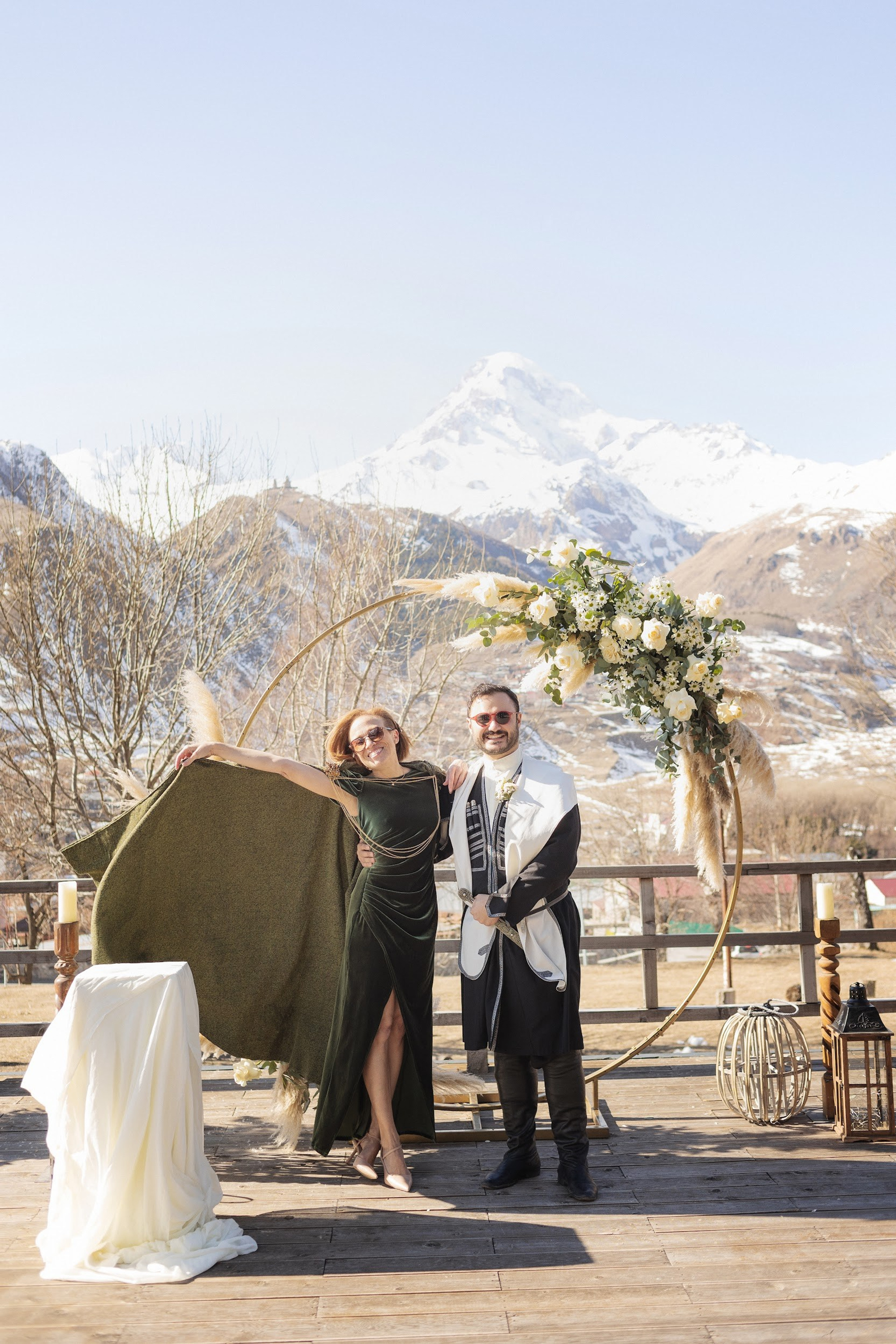 Wedding in Mountains Rami & Melanie May 16, 2024. Арт Ивент Студио — Самое рейтинговое свадебное агентство в Грузии