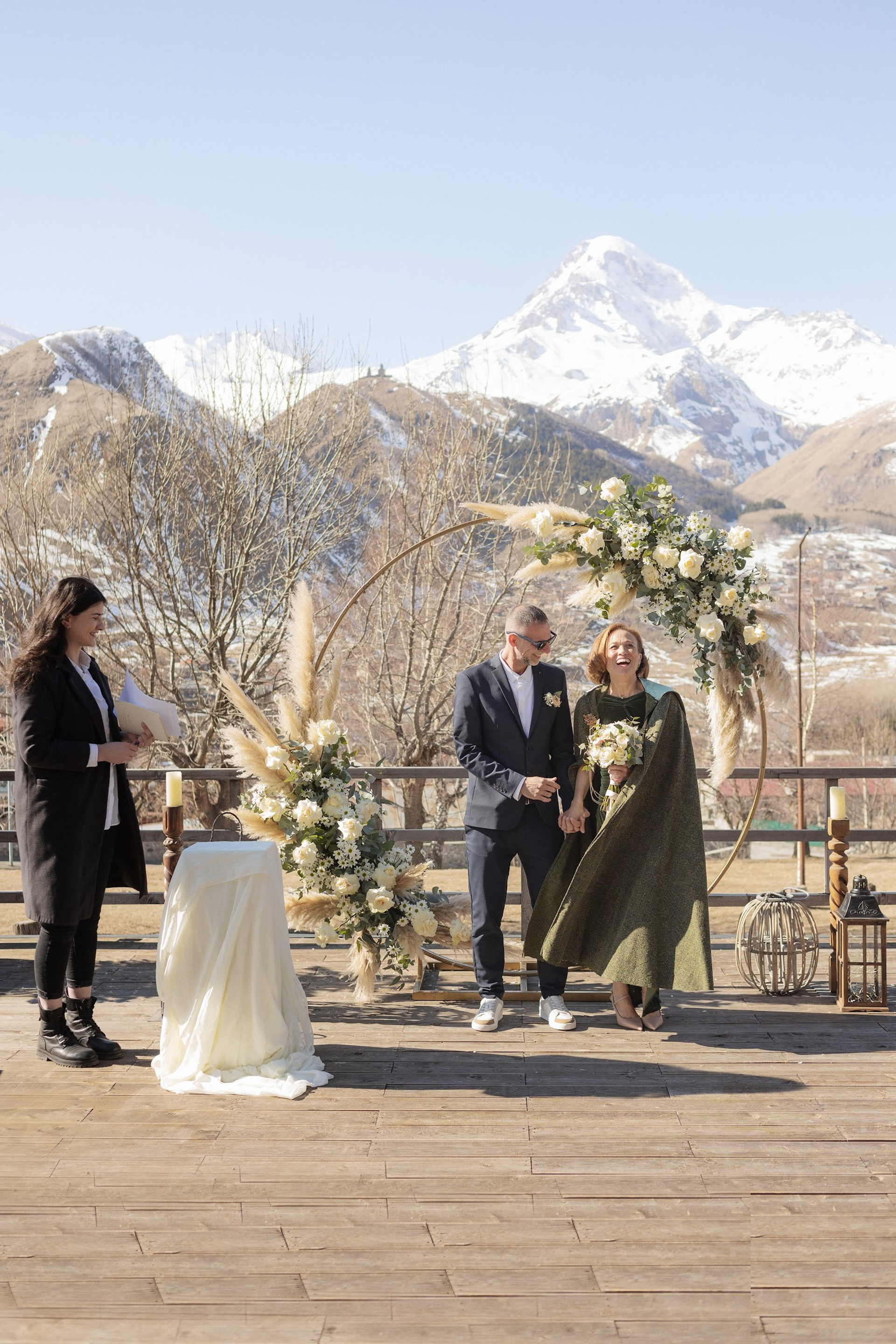 Wedding in Mountains Rami & Melanie May 16, 2024. Арт Ивент Студио — Самое рейтинговое свадебное агентство в Грузии