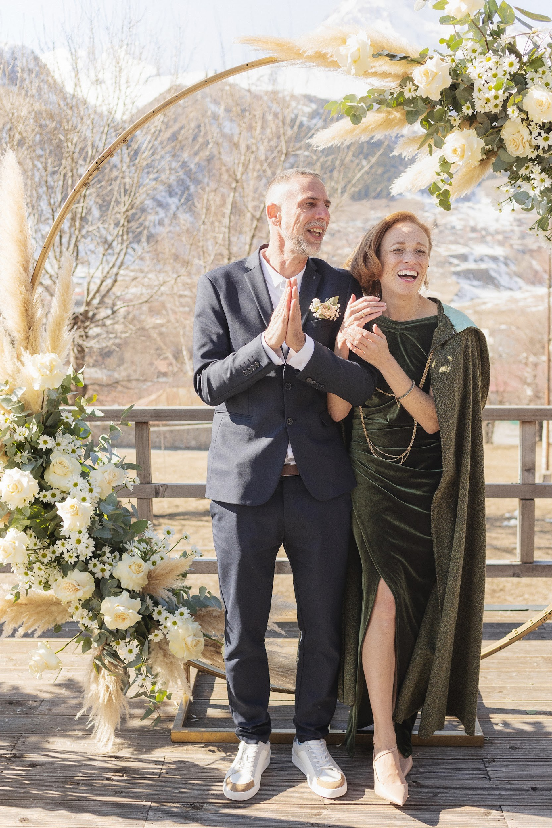 Wedding in Mountains Rami & Melanie May 16, 2024. Арт Ивент Студио — Самое рейтинговое свадебное агентство в Грузии