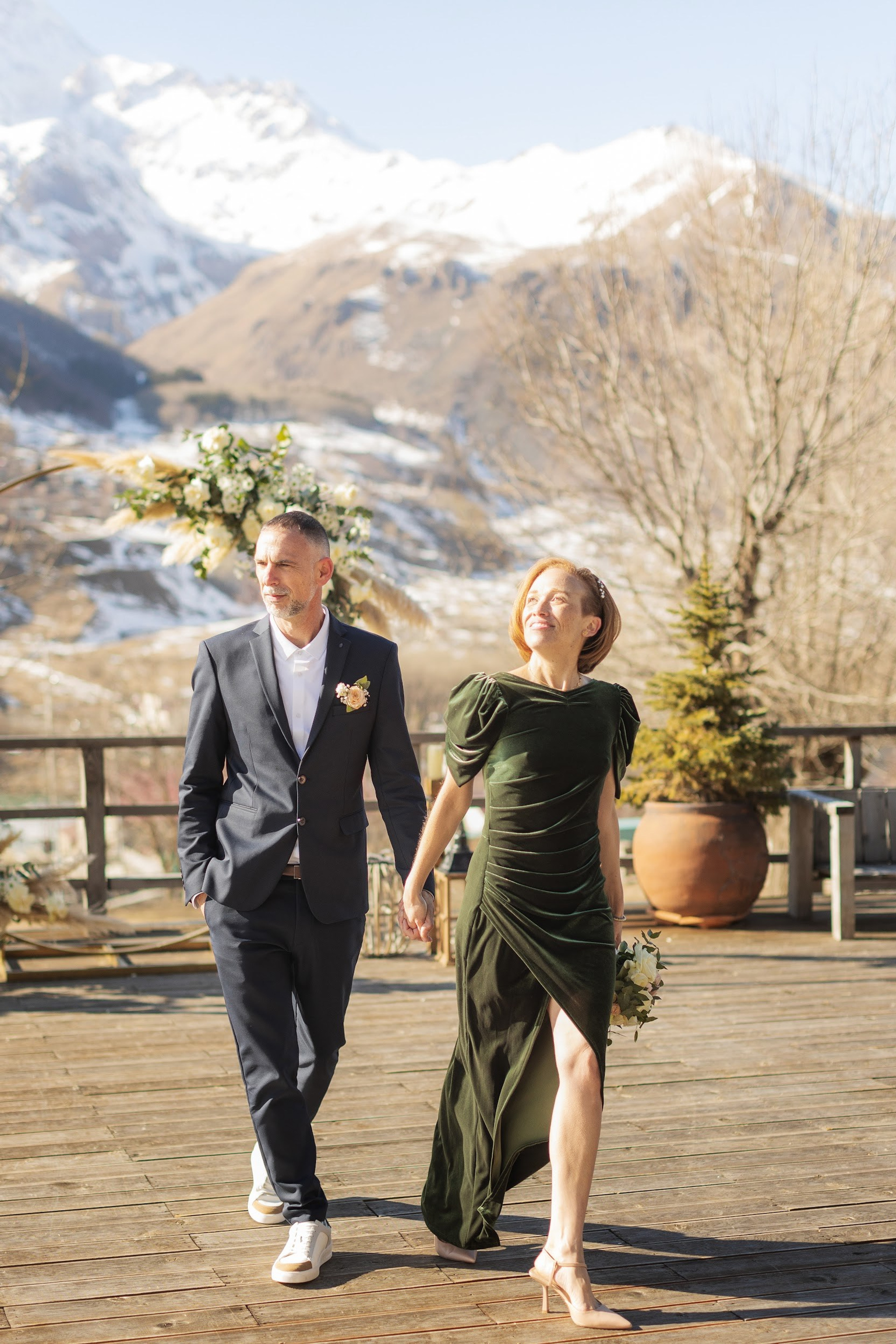 Wedding in Mountains Rami & Melanie May 16, 2024. Арт Ивент Студио — Самое рейтинговое свадебное агентство в Грузии