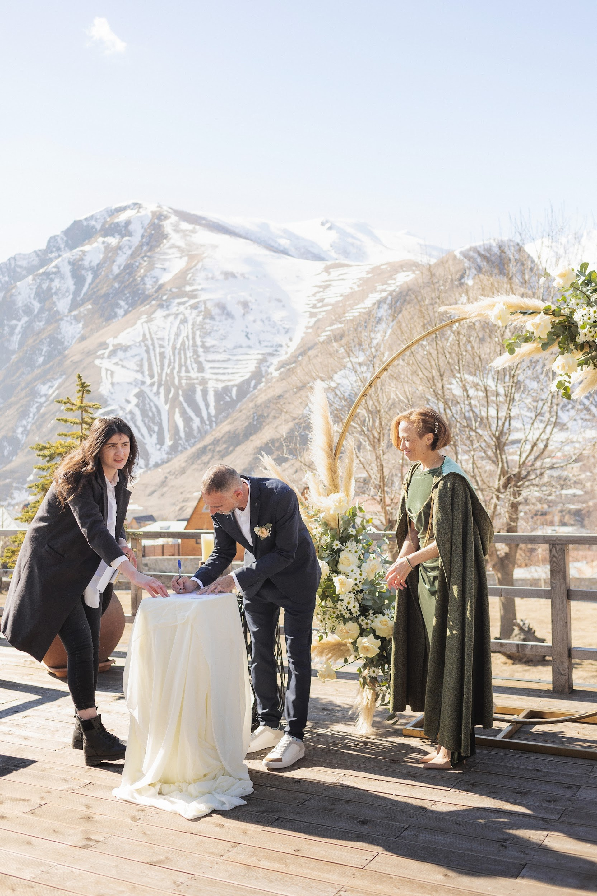 Wedding in Mountains Rami & Melanie May 16, 2024. Арт Ивент Студио — Самое рейтинговое свадебное агентство в Грузии