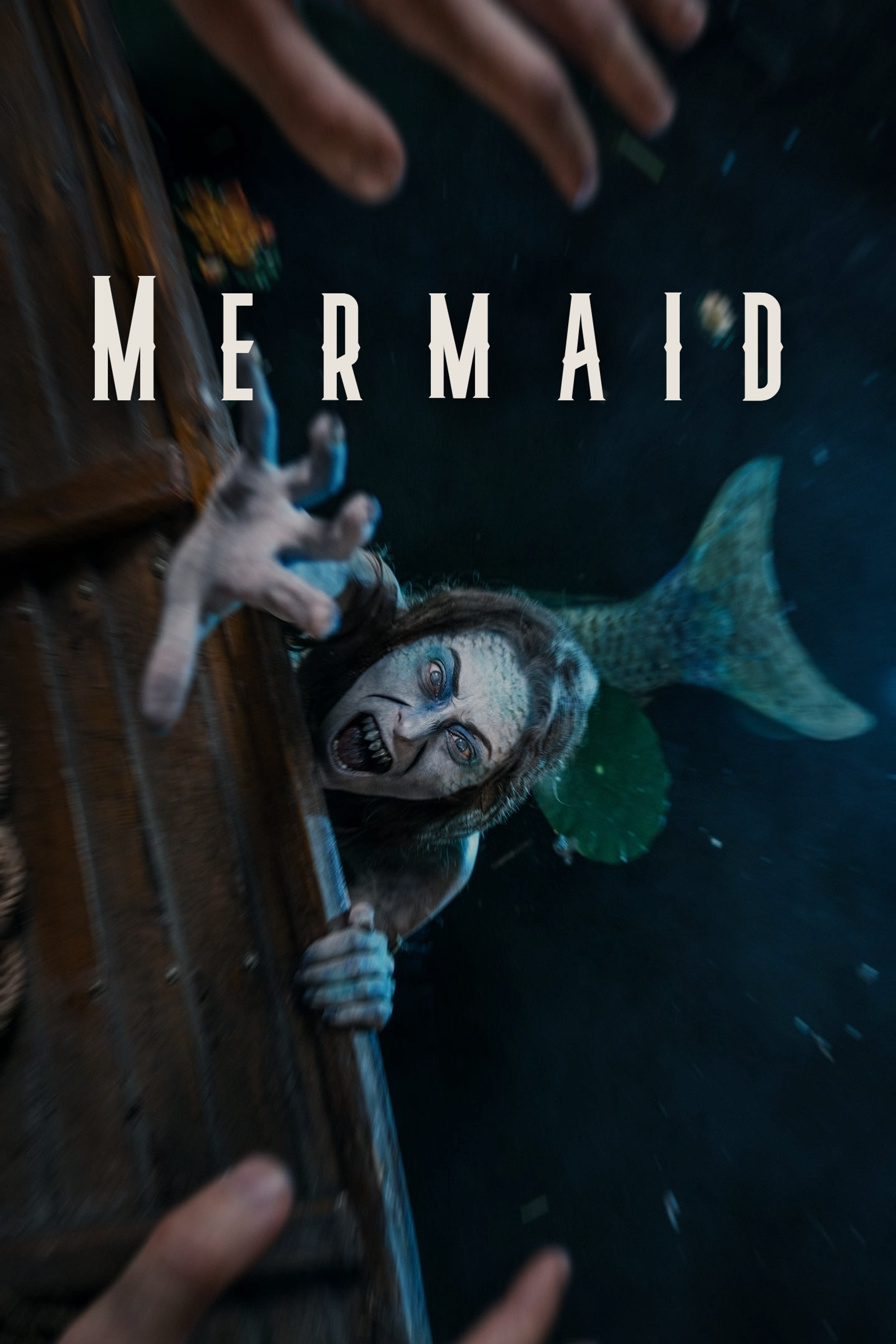 Mermaid escape room poster — family escape room with real lake effect, adaptable for kids, teens and adults