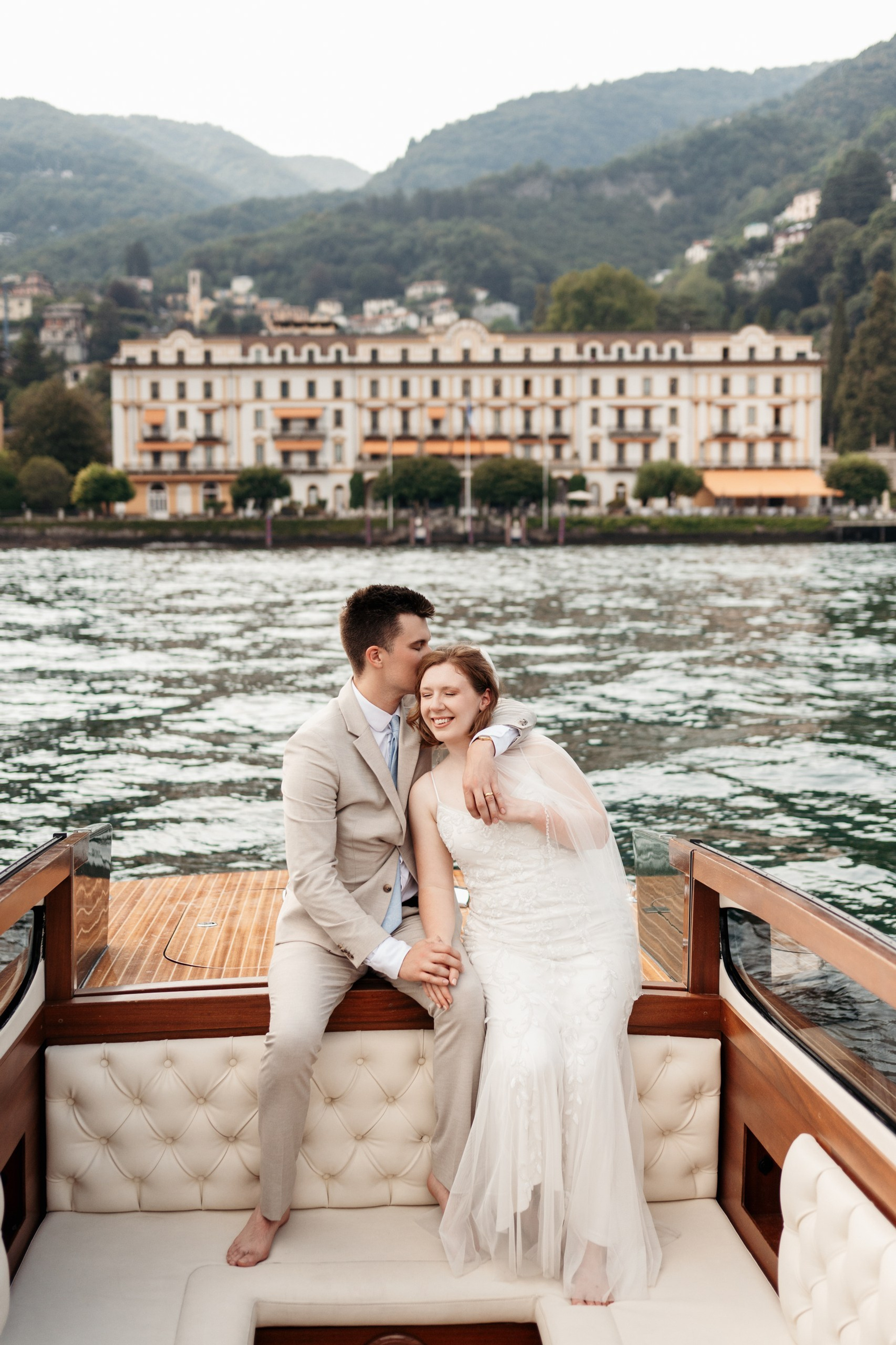 Cernobbio, Boat and Villa Olmo