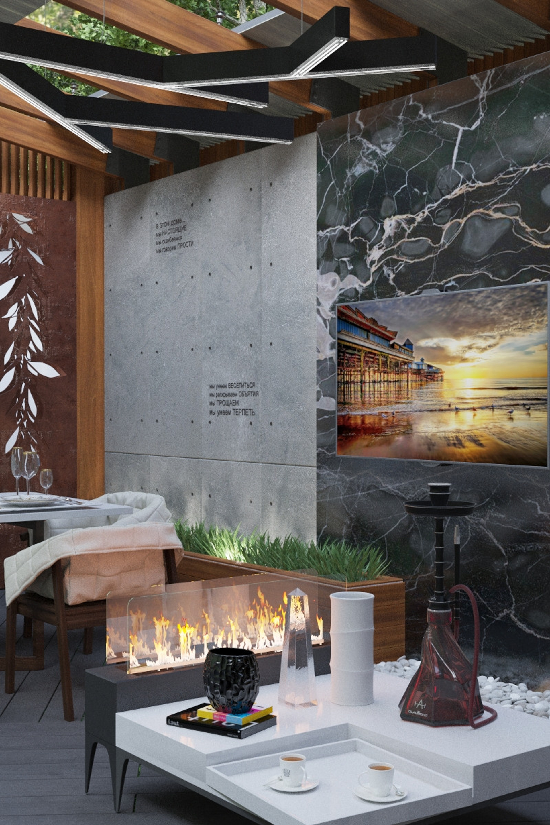 Архитектурное проектирование. Беседка для дружной семьи