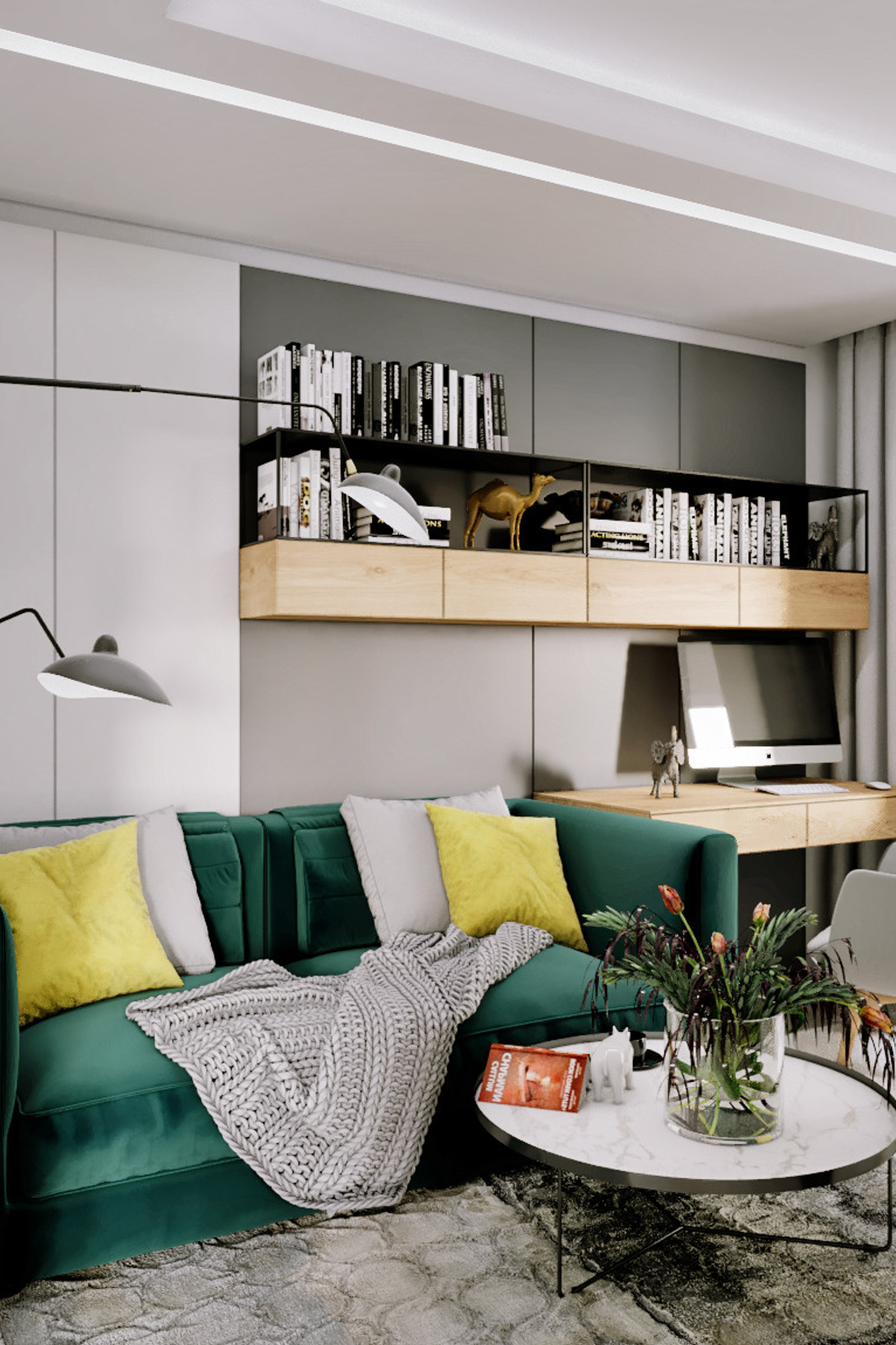 Дизайн ИНТЕРЬЕРА. Начало самостоятельной жизни… Каково это? 45 м²