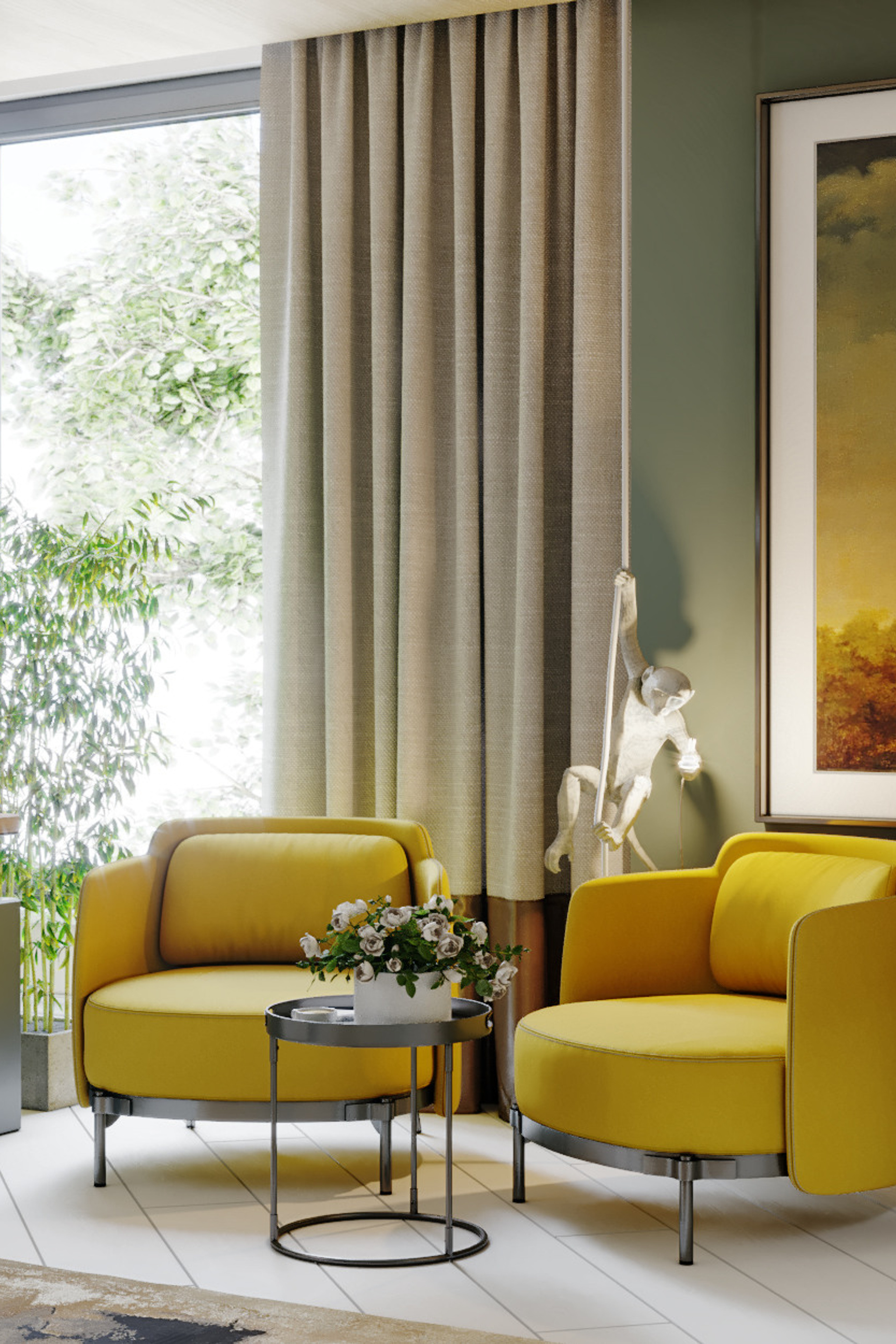 Двухуровневый пентхаус 360 м². г. Кишинев. 1 этаж