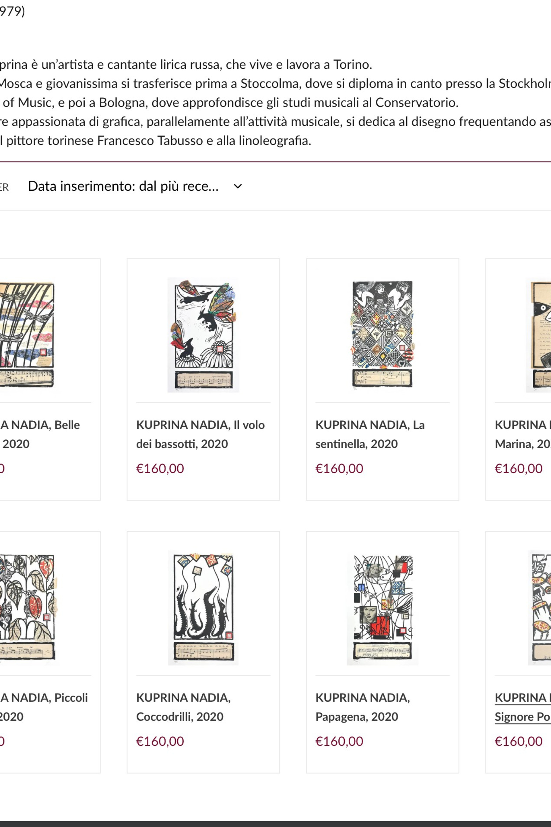 Gran Canal view. Nadia Kuprina. Artist