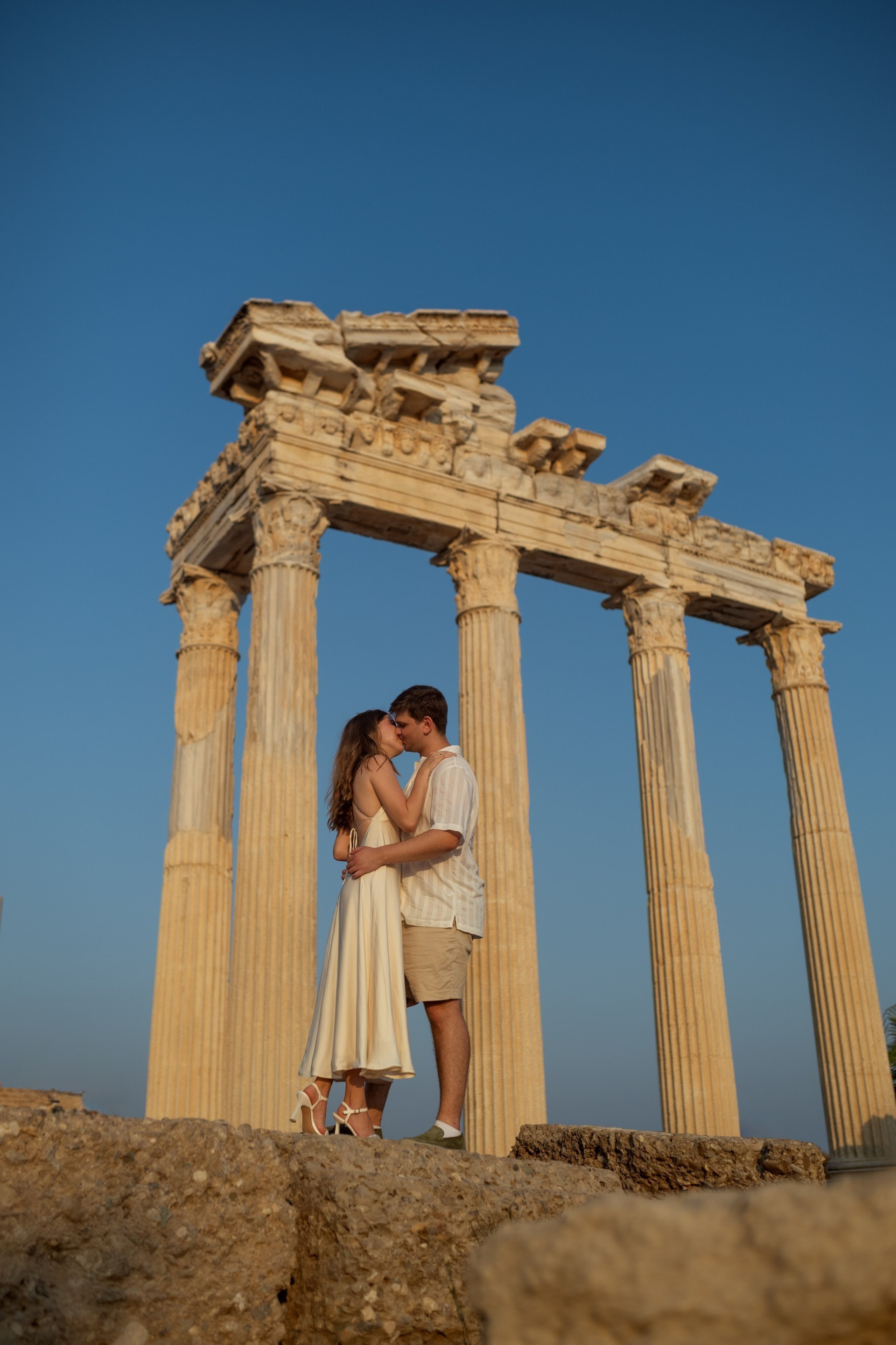 Античный Сиде и море