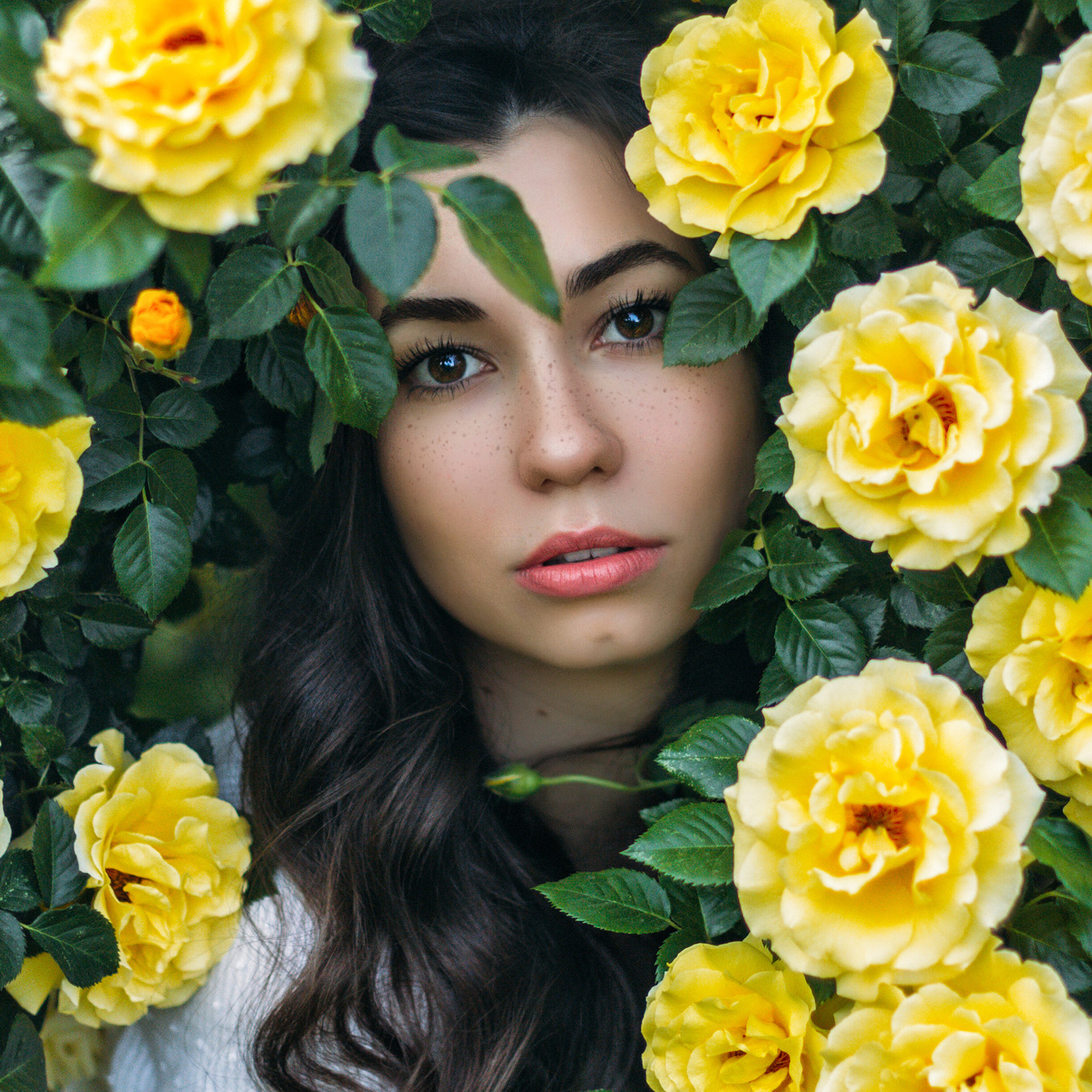 На природе