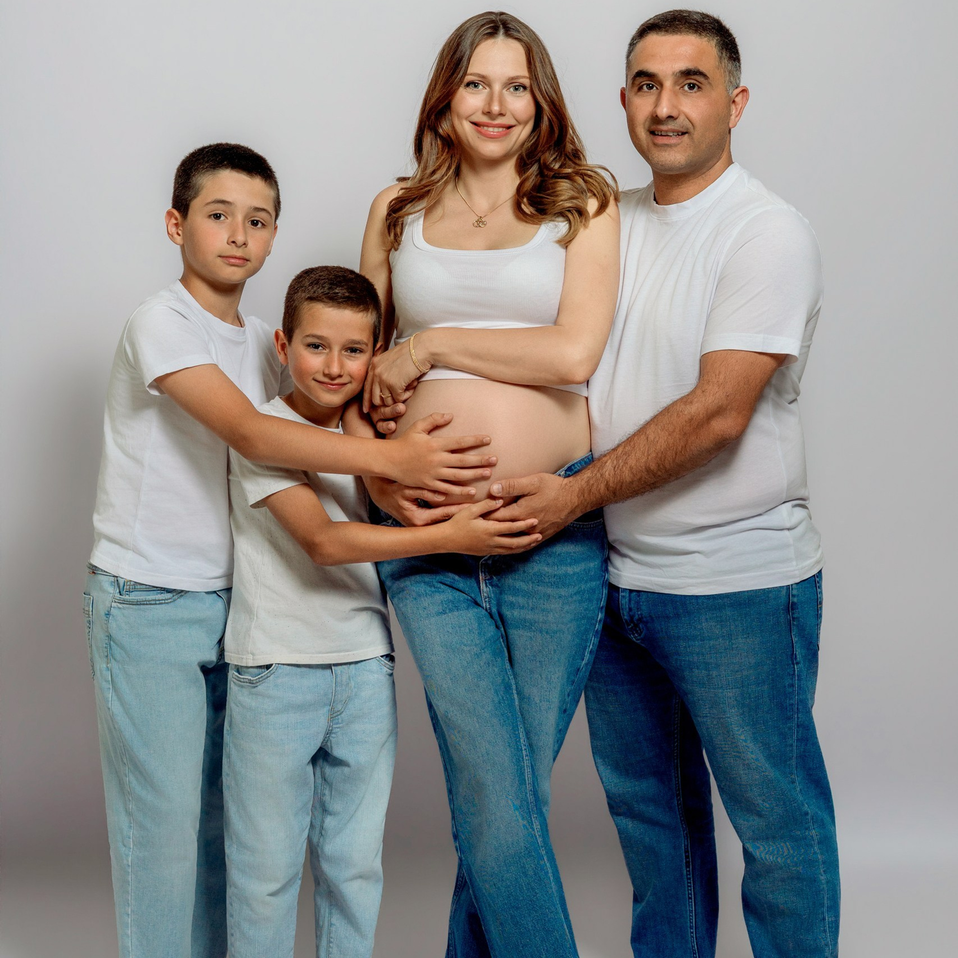 Natalie, Romain, David et Robert