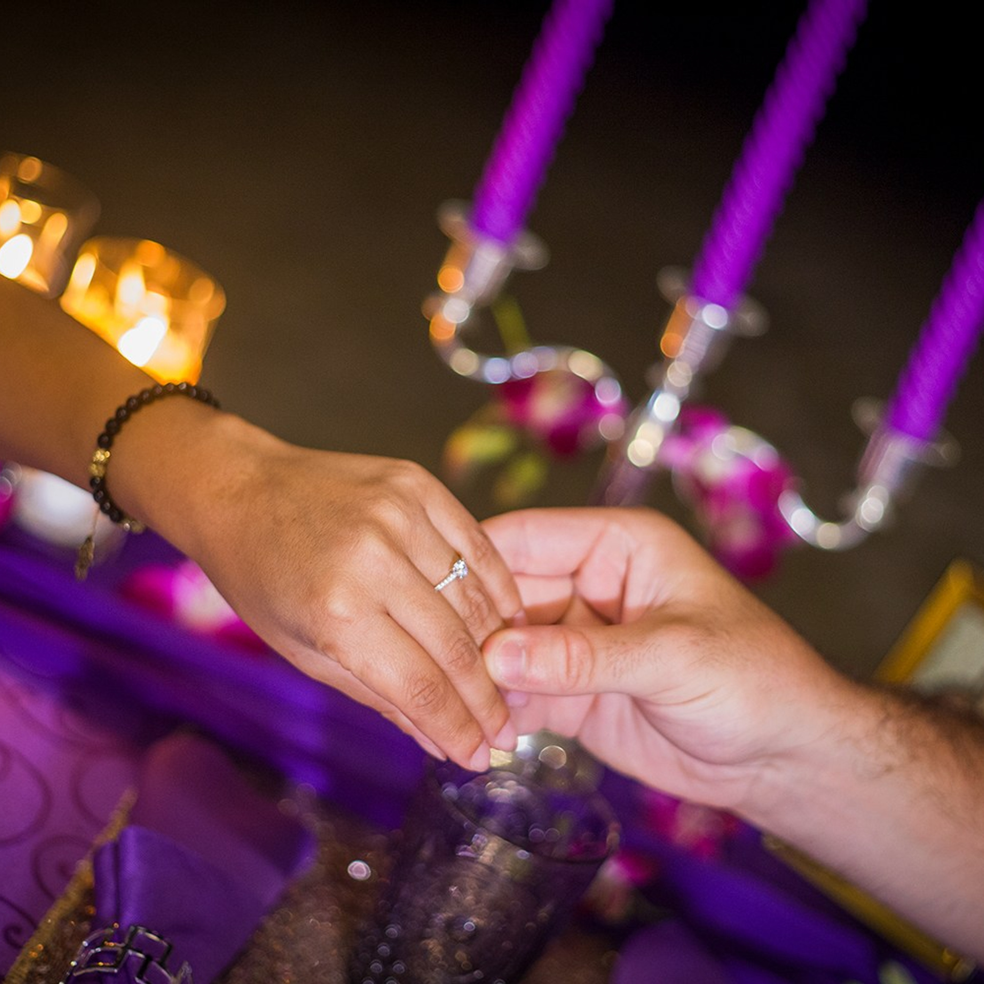 Photo. Romantic proposal on Koh Samui, Thailand
