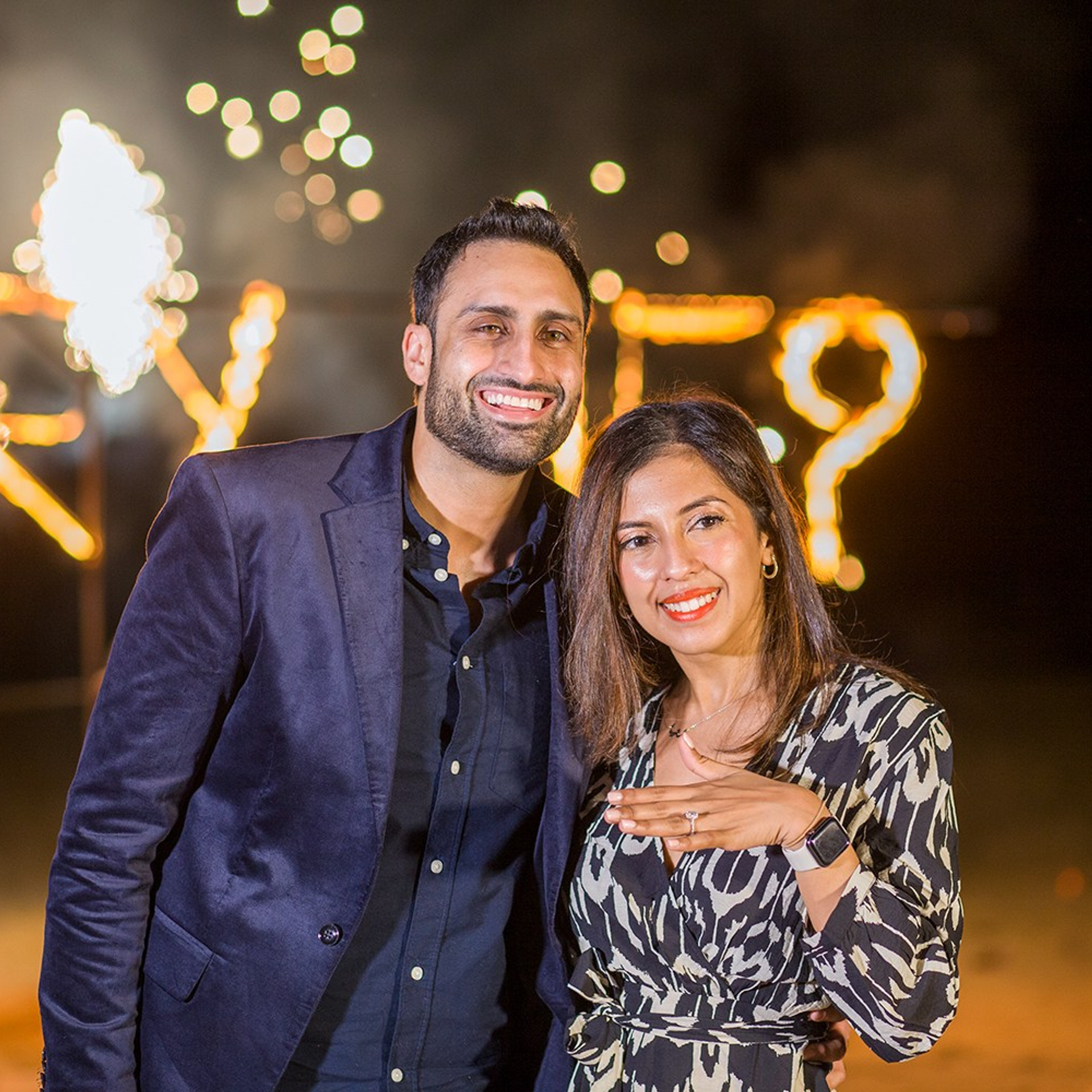 Photo. Romantic proposal on Koh Samui, Thailand