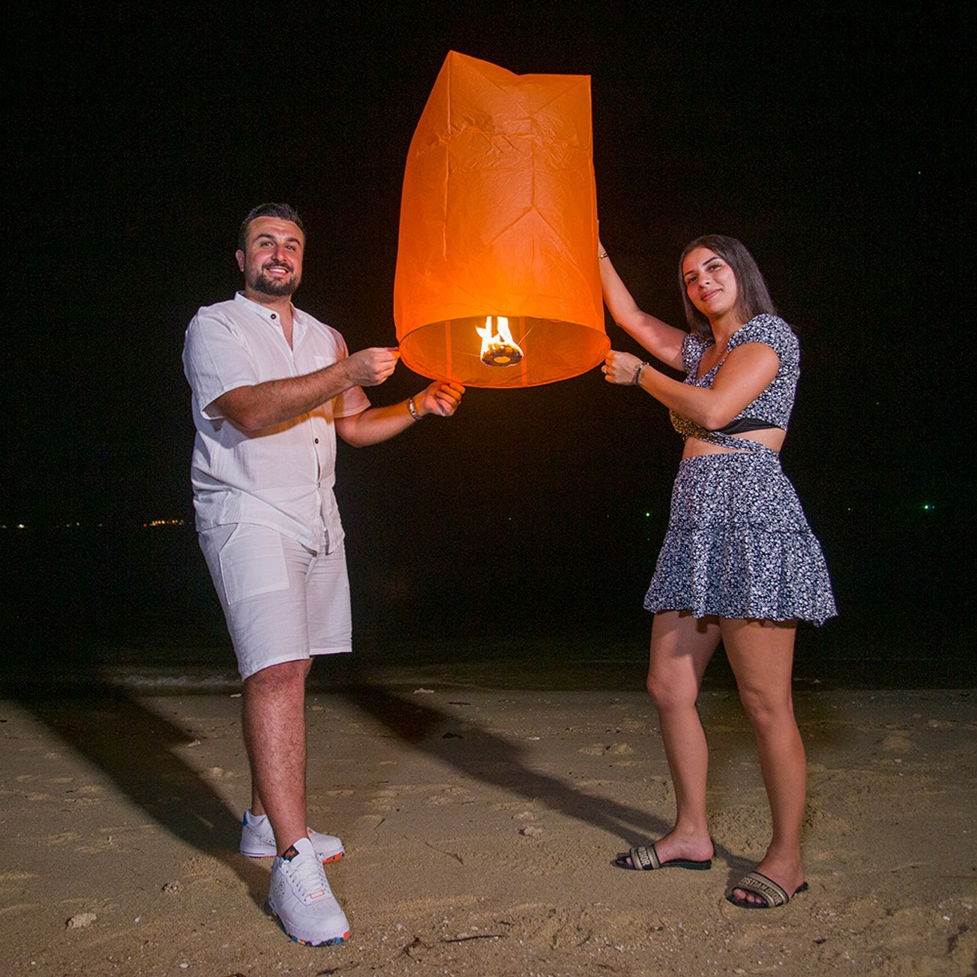 Photo. Romantic proposal on Koh Samui, Thailand