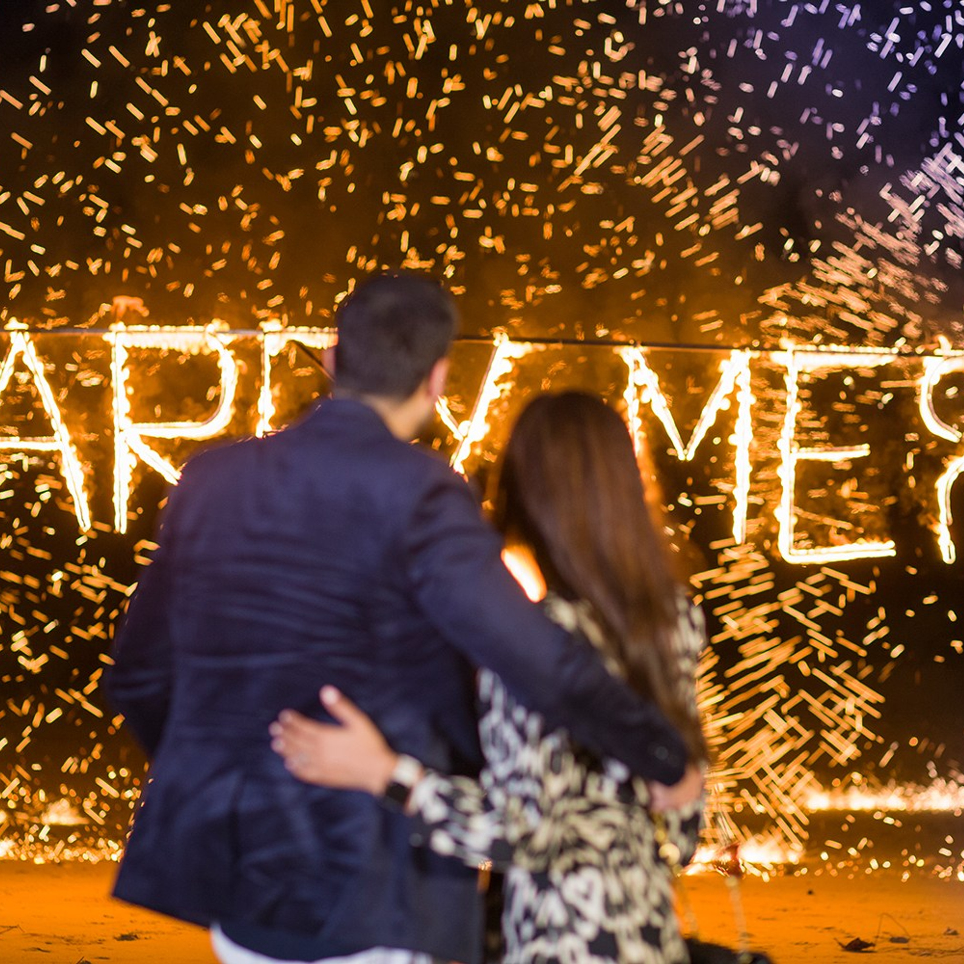 Photo. Romantic proposal on Koh Samui, Thailand