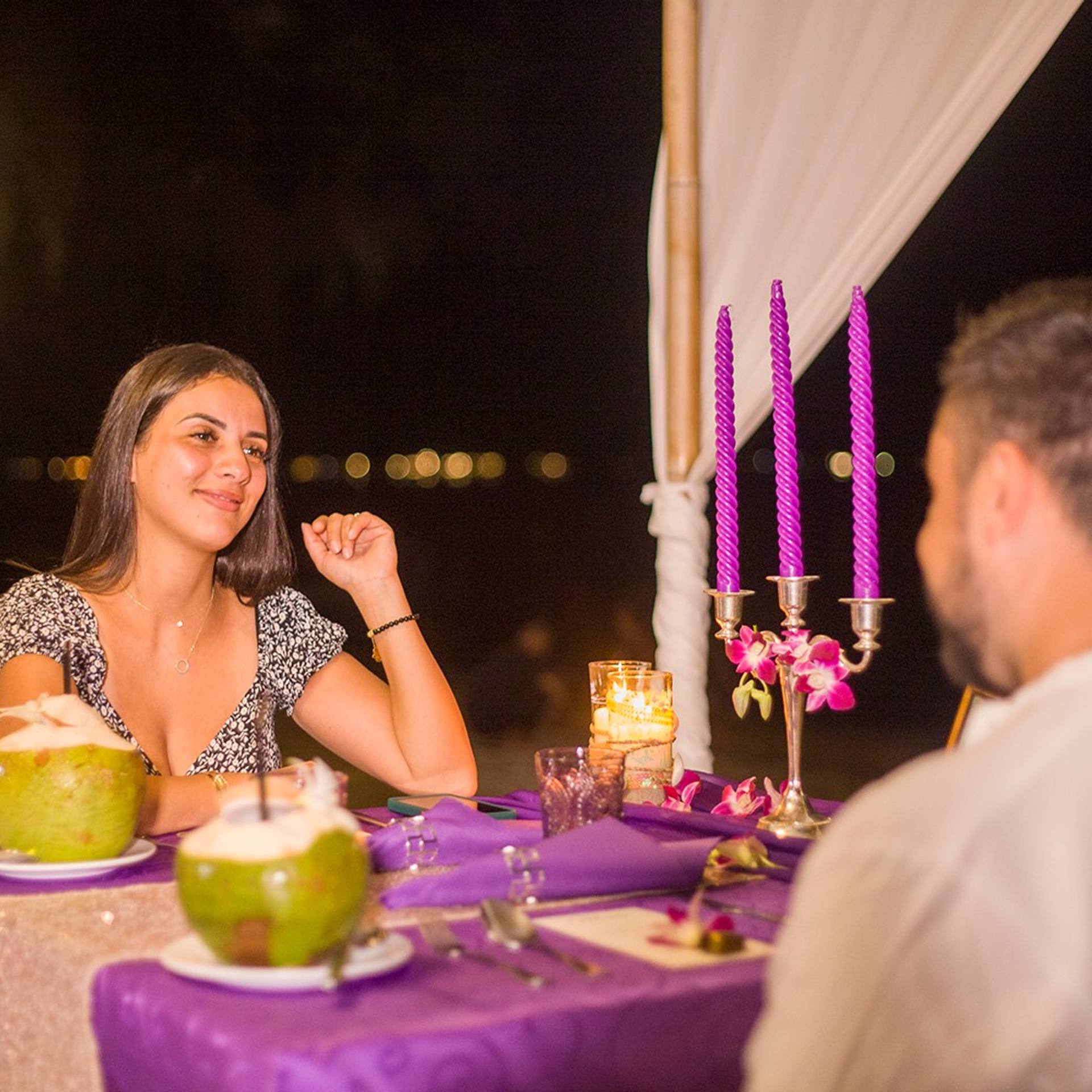Photo. Romantic proposal on Koh Samui, Thailand