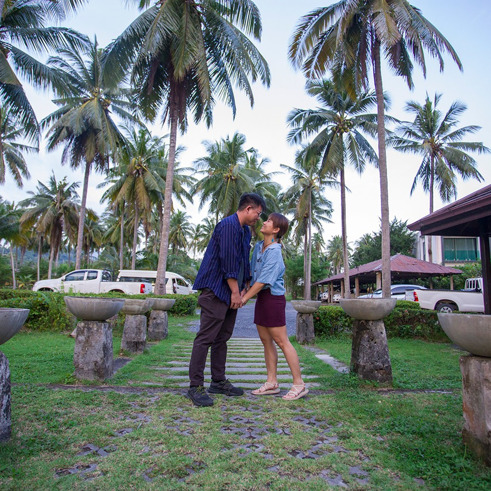 Photo. Romantic proposal on Koh Samui, Thailand